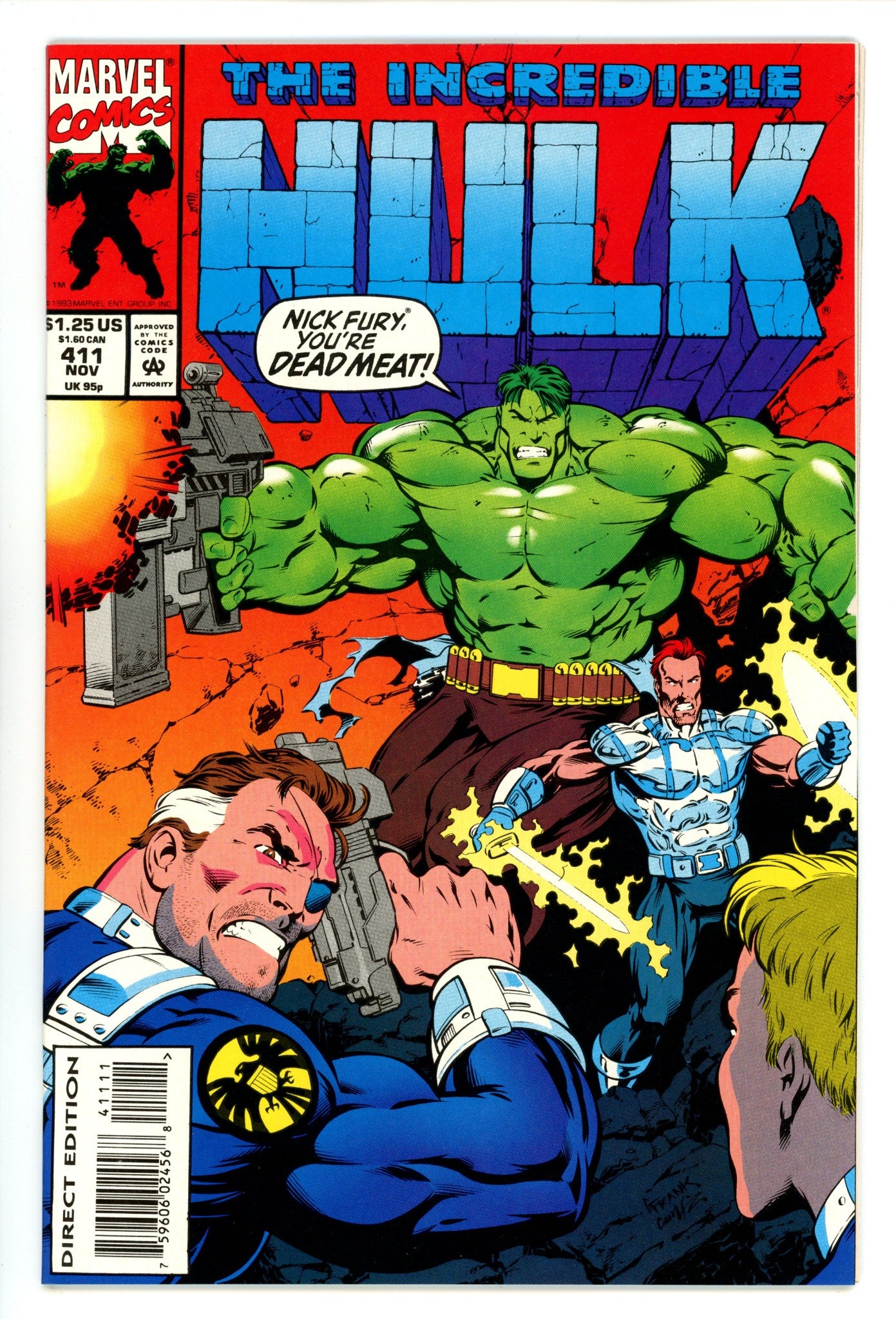 The Incredible Hulk Vol 1 411 High Grade (1993) 