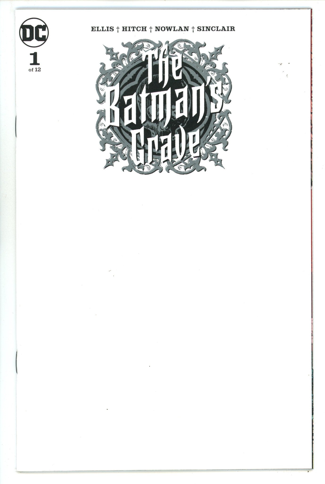 The Batman's Grave 1 High Grade (2019) Blank Variant 
