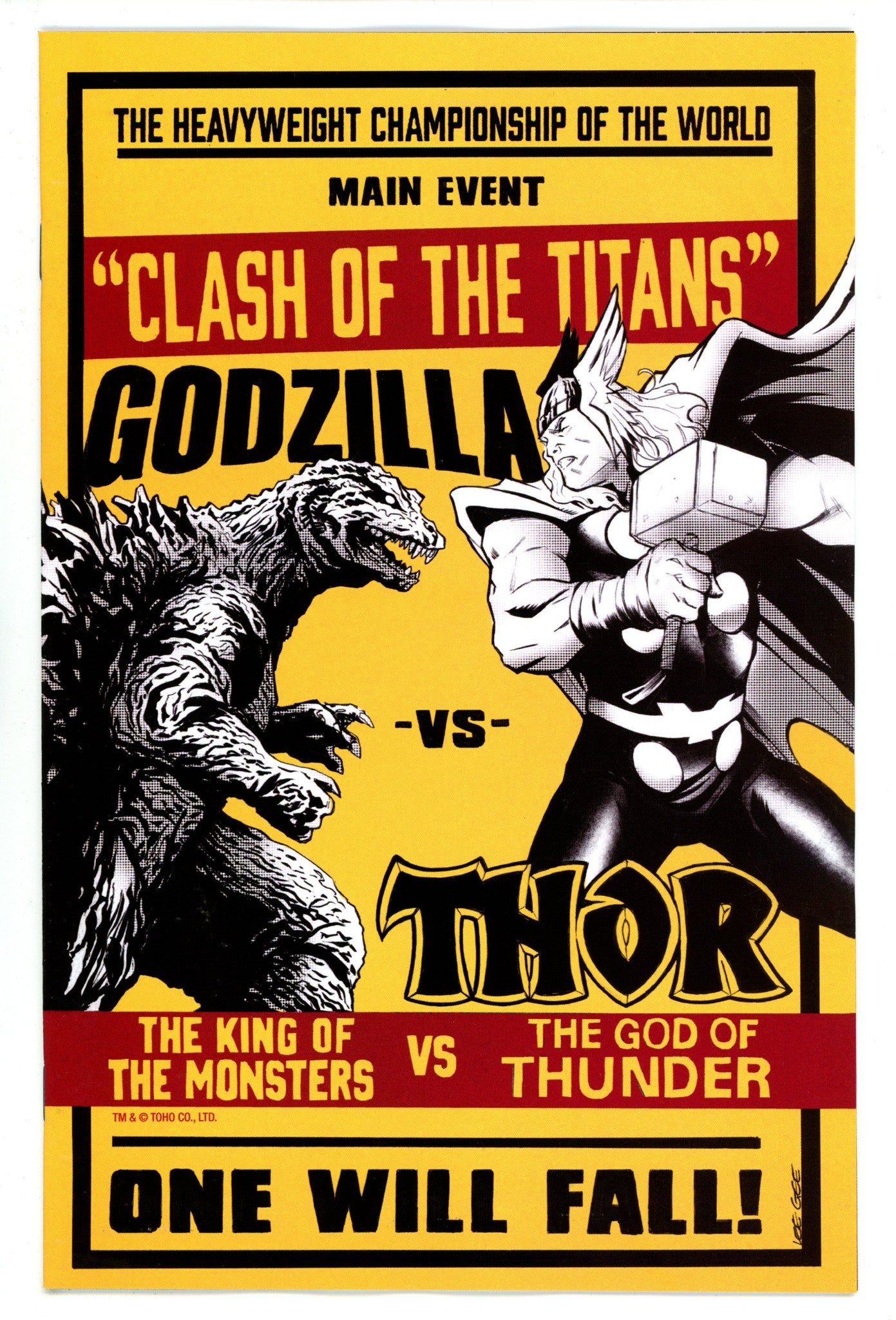 Godzilla Vs. Thor  1 Garbett  Variant   (2025)