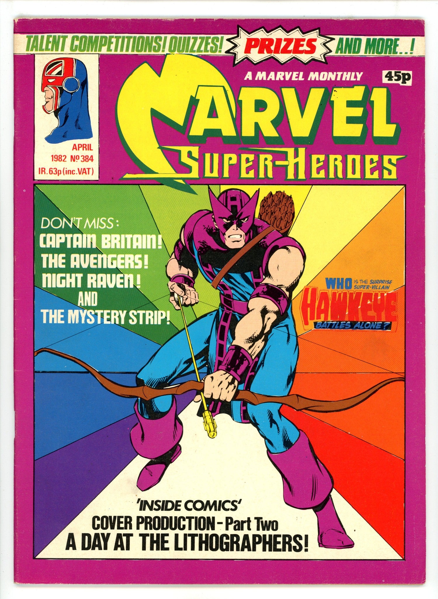 Marvel Superheroes [Marvel Super-Heroes] 384 Low Grade (1982) 