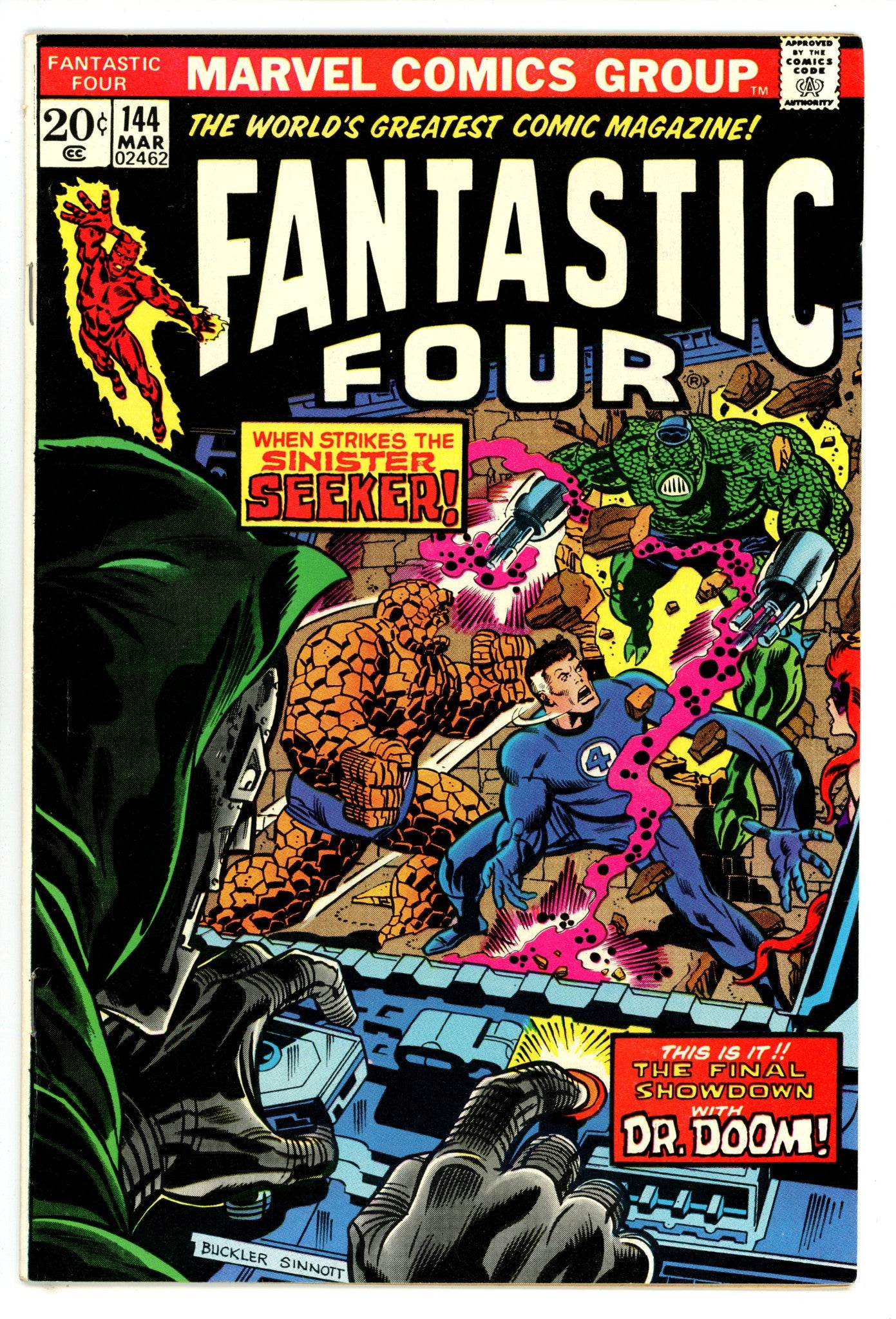 Fantastic Four Vol 1 144  VF- (7.5)   (1974)        