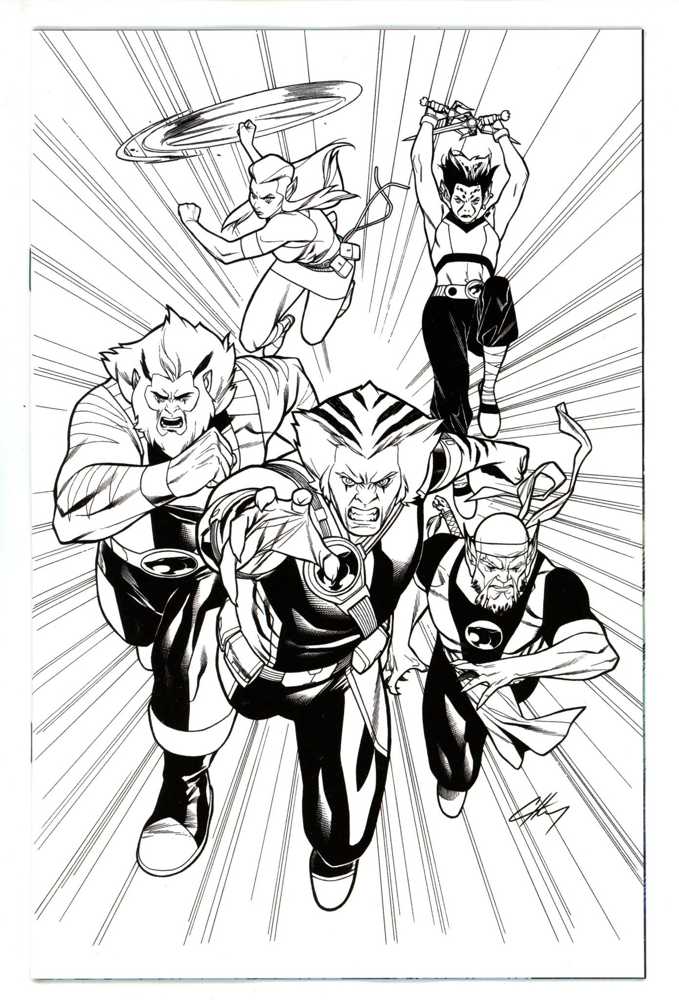 Thundercats Lost 1 Henry B&W Virgin Incentive Variant (2025)
