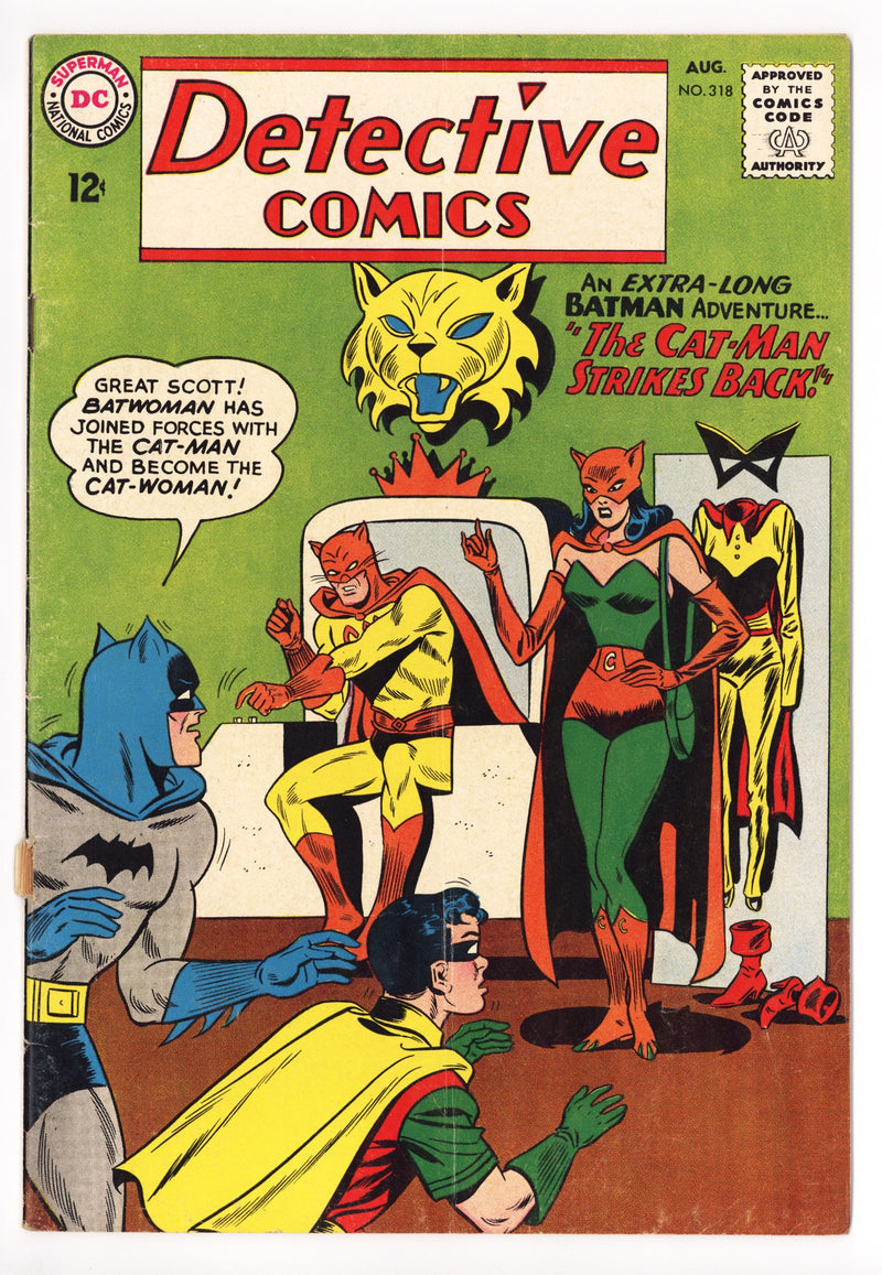 Detective Comics Vol 1 318 GD/VG (3.0) (1963) 
