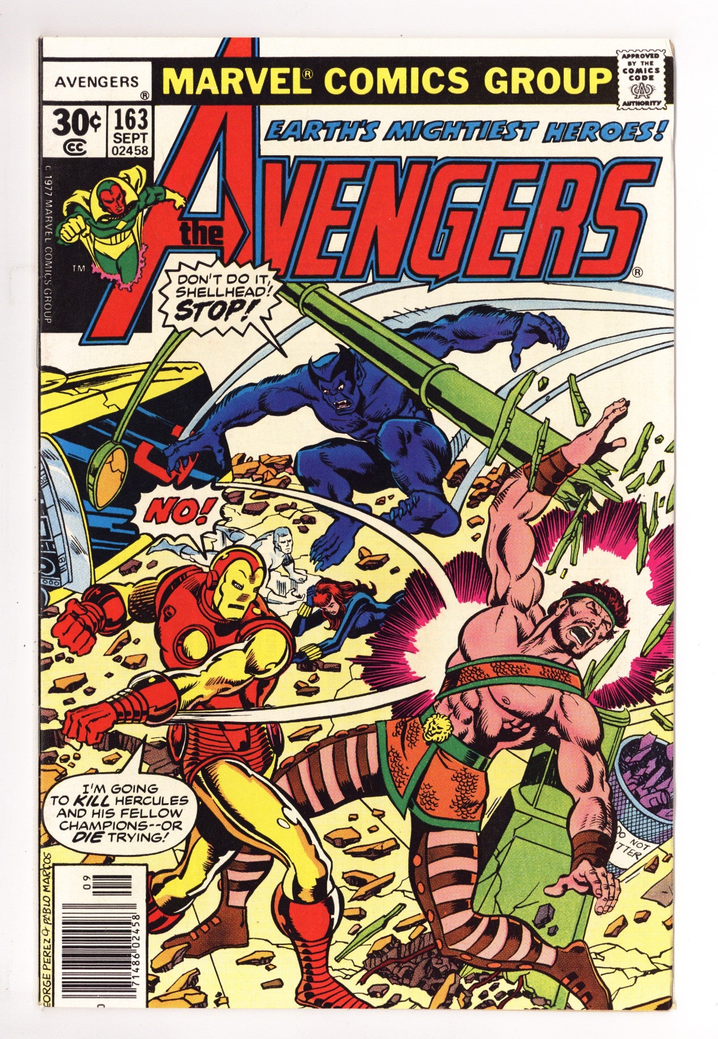The Avengers Vol 1 163 VF (8.0) (1977) 