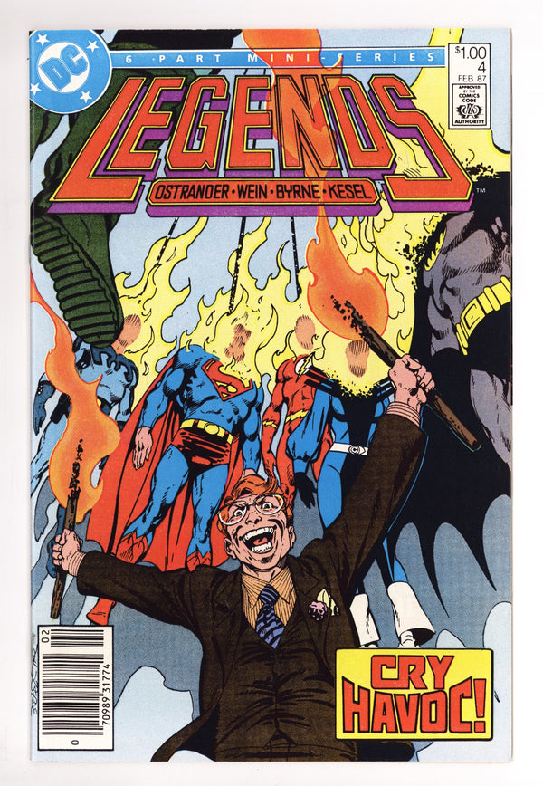 Legends 4 NM (9.4) (1987) Canadian Price Variant