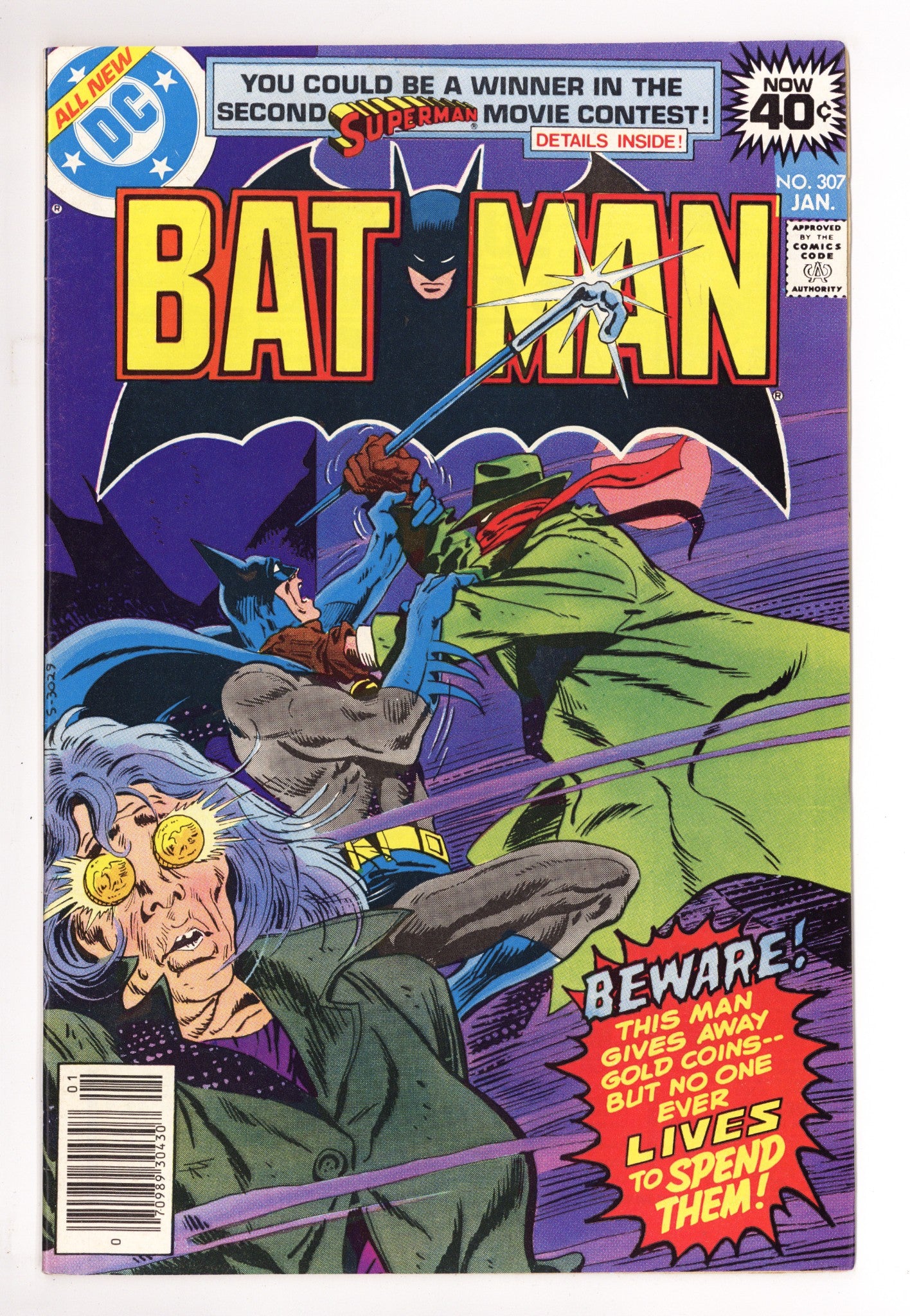Batman Vol 1 307 FN/VF (7.0) (1979) 