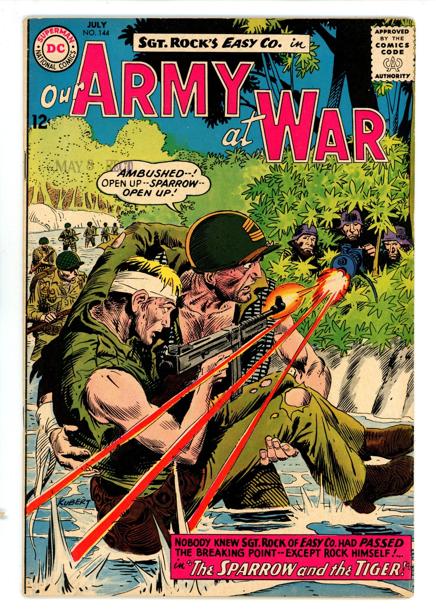 Our Army at War Vol 1 144 FN (6.0) (1964) 