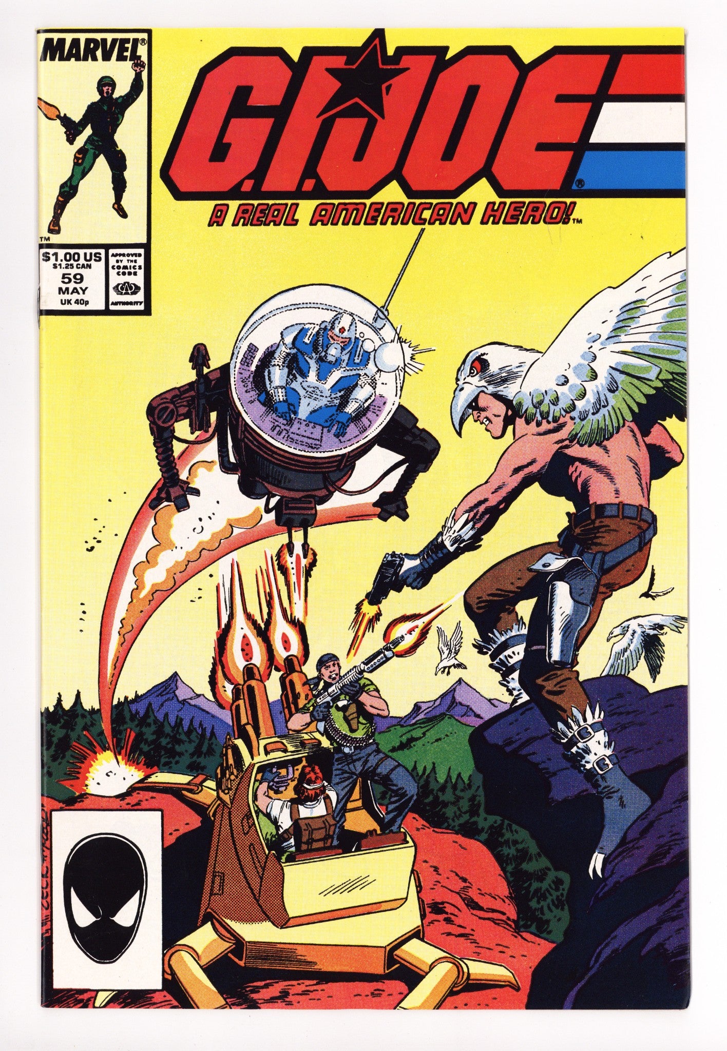 G.I. Joe, A Real American Hero 59 NM- (9.2) (1987) 
