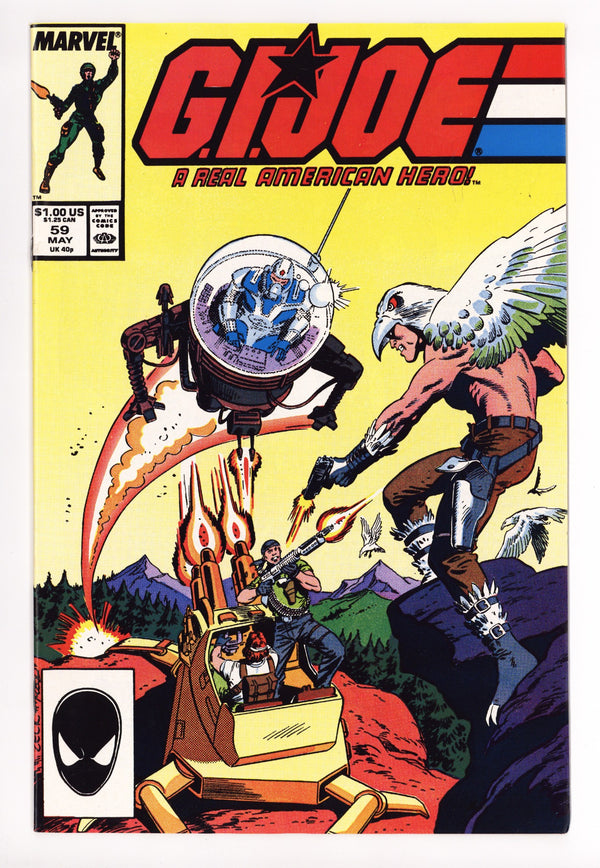 G.I. Joe, A Real American Hero 59 NM- (9.2) (1987)