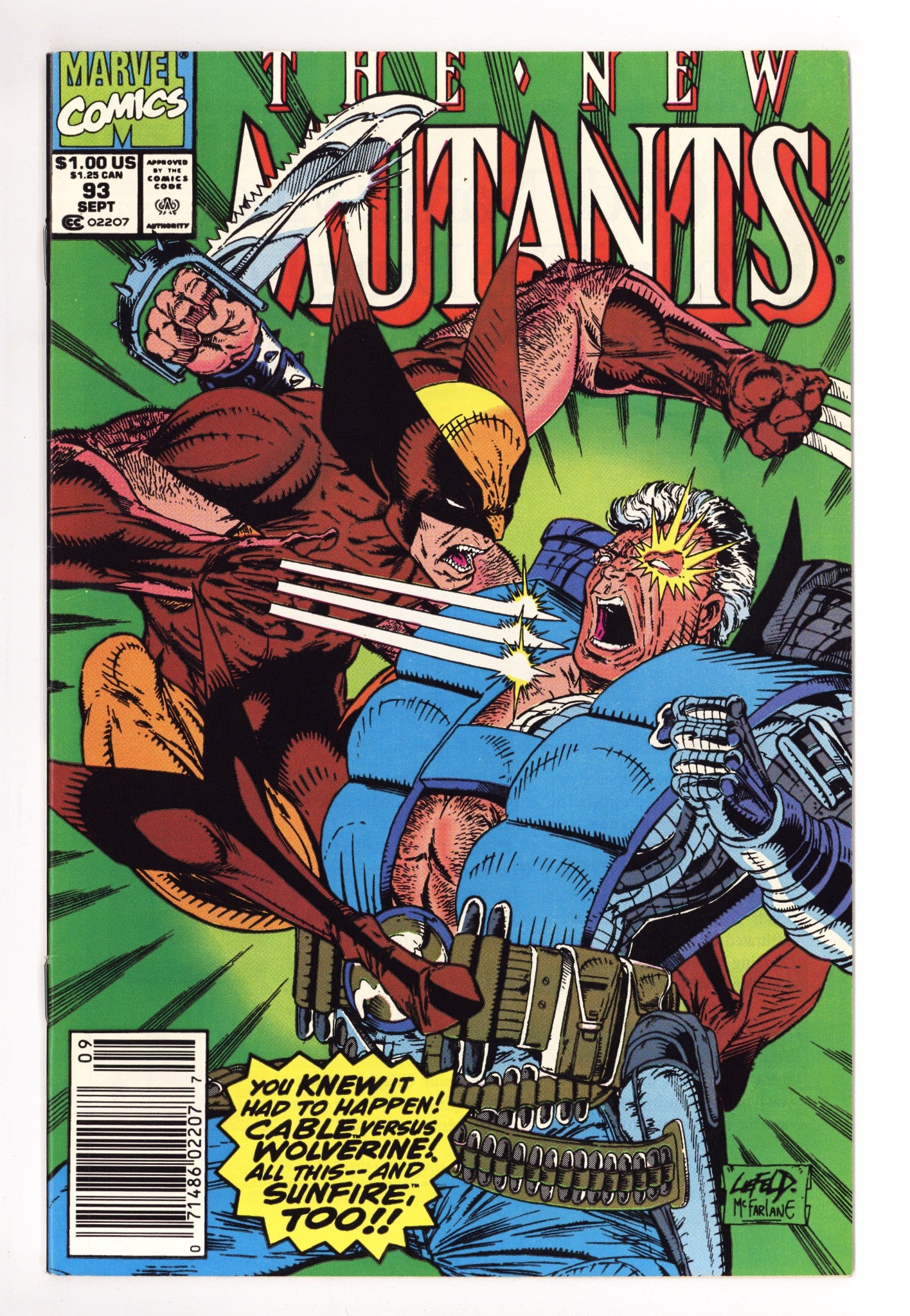 The New Mutants Vol 1 93 High Grade (1990) Newsstand 