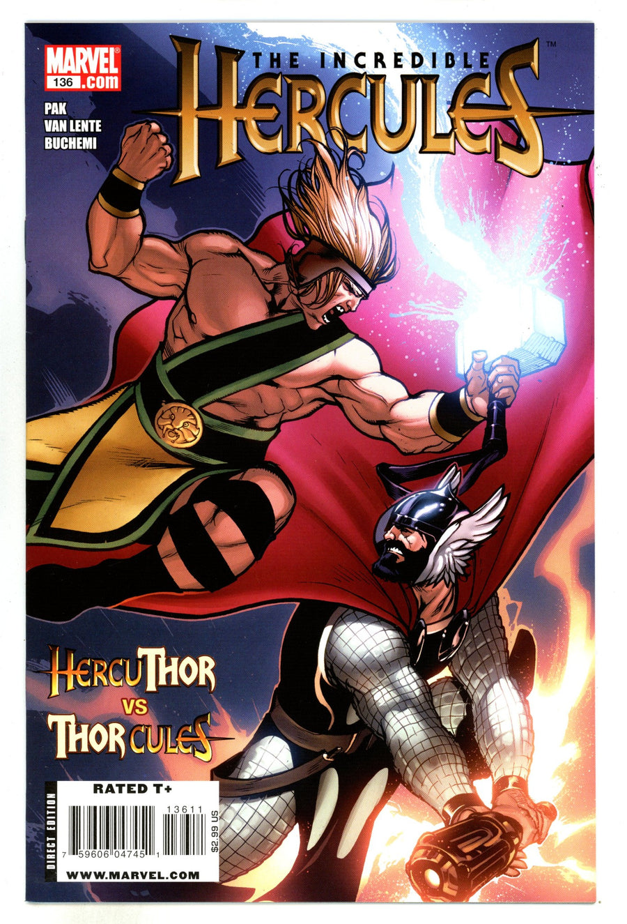 Incredible Hercules 136 High Grade (2009) 