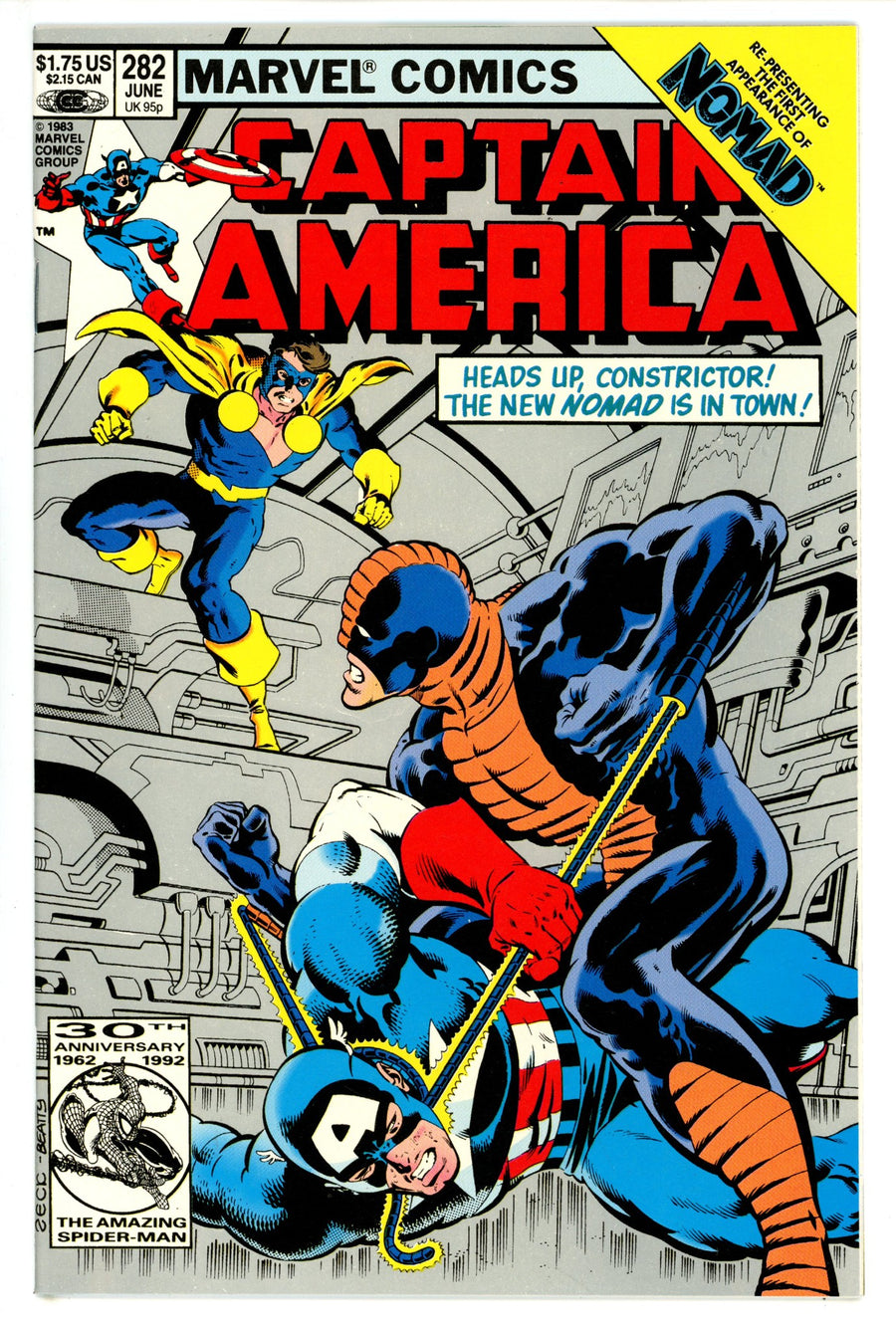 Captain America Vol 1 282 2Nd Print NM- (1992)