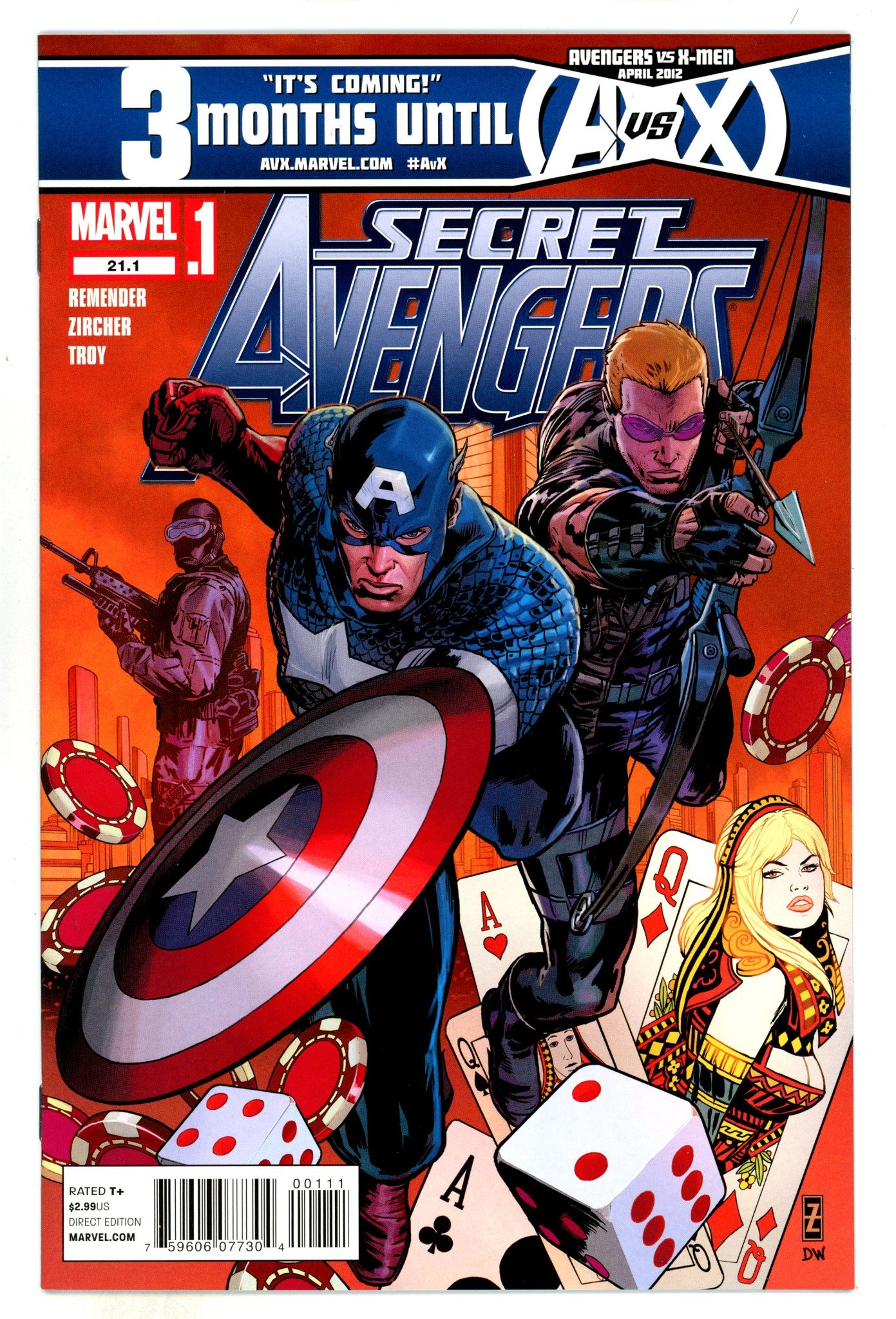 Secret Avengers Vol 1 21.1  High Grade  (2012)  