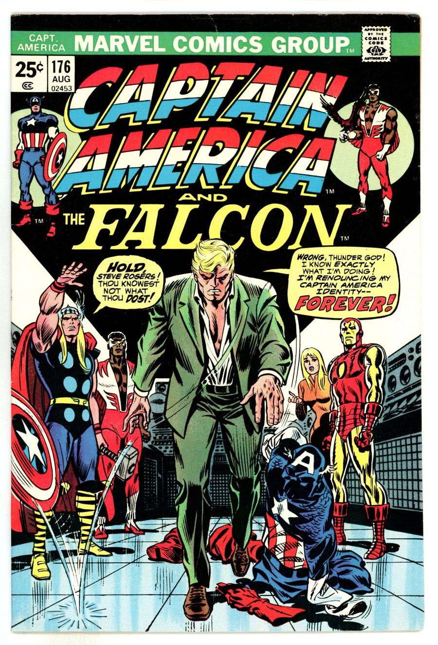 Captain America Vol 1 176  FN/VF (7.0)  (1974)  