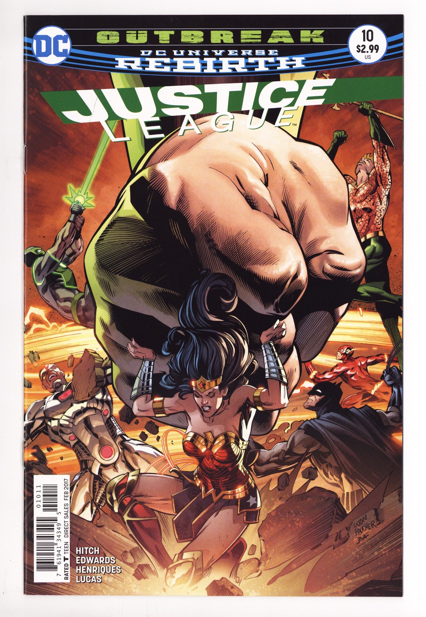 Justice League Vol 2 10 High Grade (2017) 