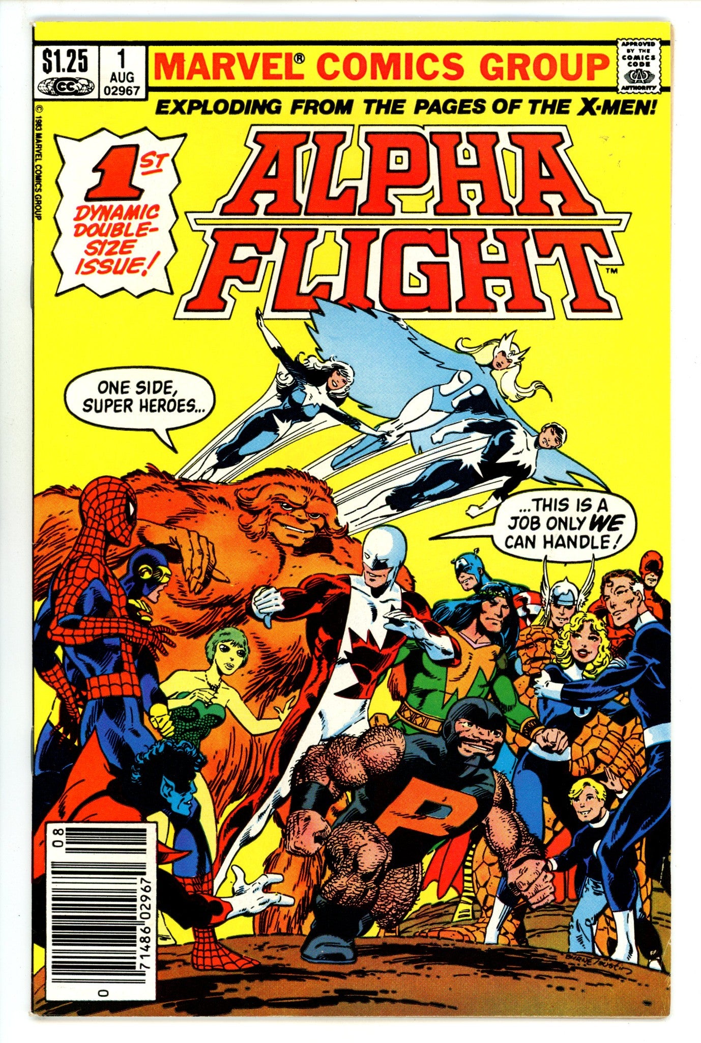 Alpha Flight Vol 1 1 VF- (7.5) (1983) Canadian Price Variant 