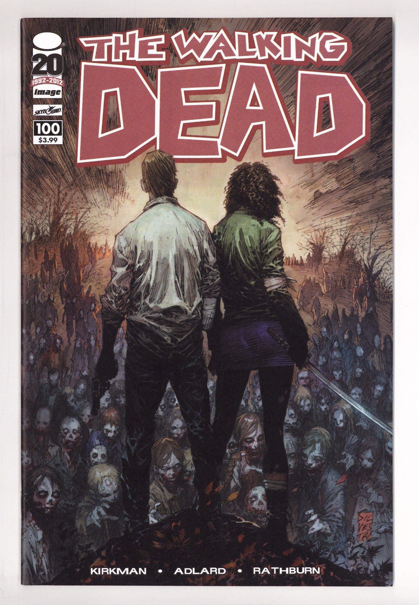 The Walking Dead 100 High Grade (2012) Silvestri Virgin Variant 