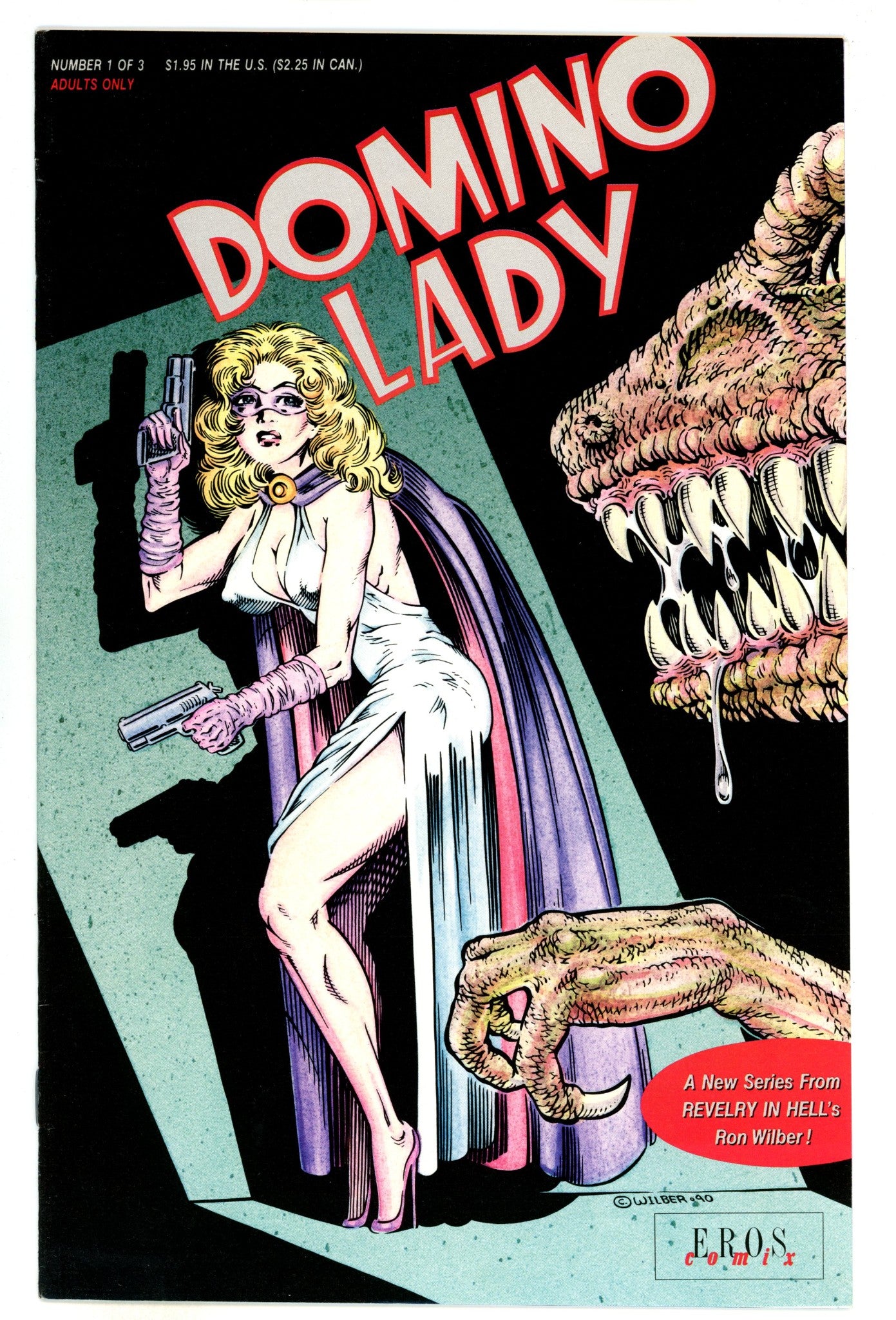 Domino Lady 1 VF+ (8.5) (1990) 
