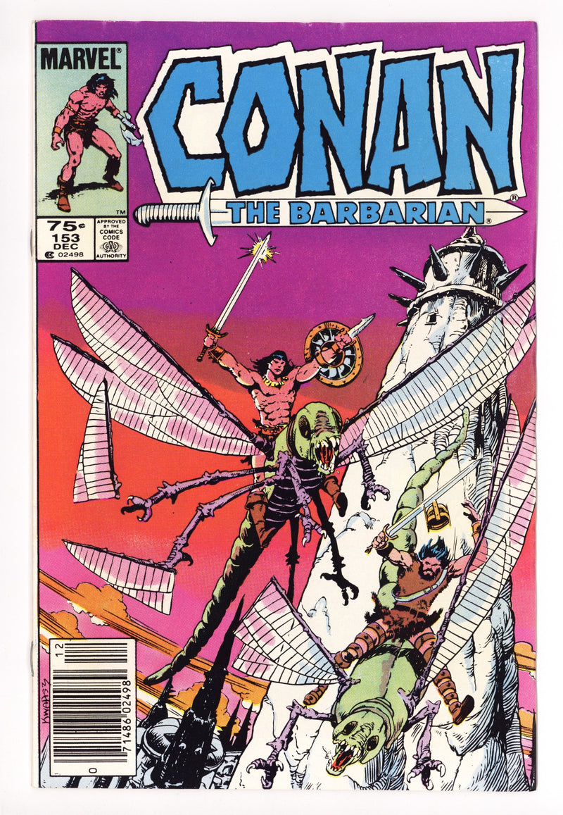 Conan the Barbarian Vol 1 153 Mid Grade (1983) Canadian Price Variant 