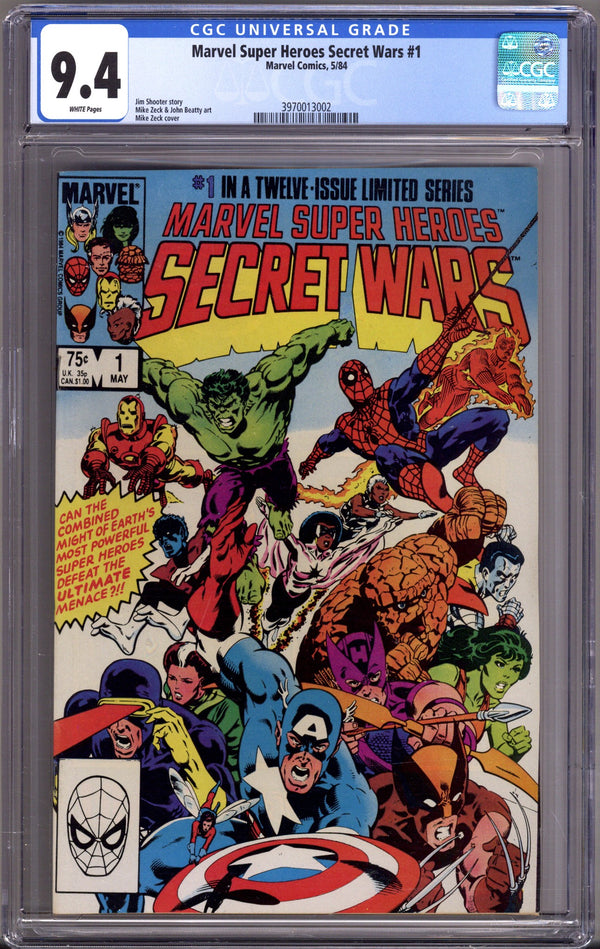 Marvel Super-Heroes Secret Wars   1 CGC 9.4 (NM)   (1984)