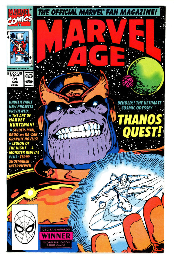 Marvel Age 91 VF/NM (9.0) (1990)