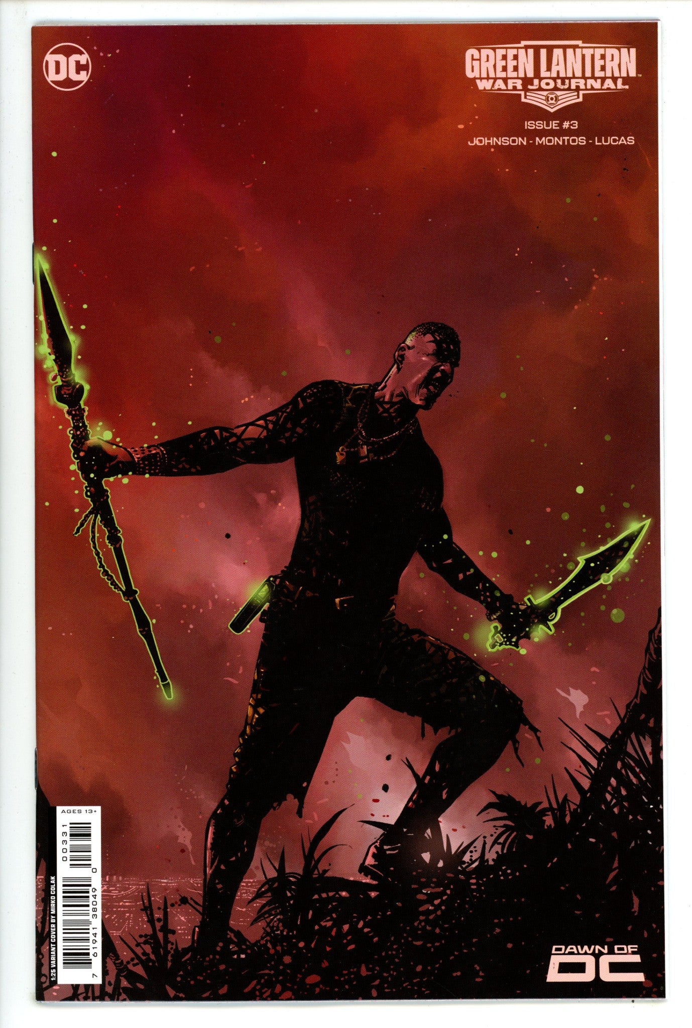 Green Lantern War Journal 3 Colak Incentive Variant NM (2023)