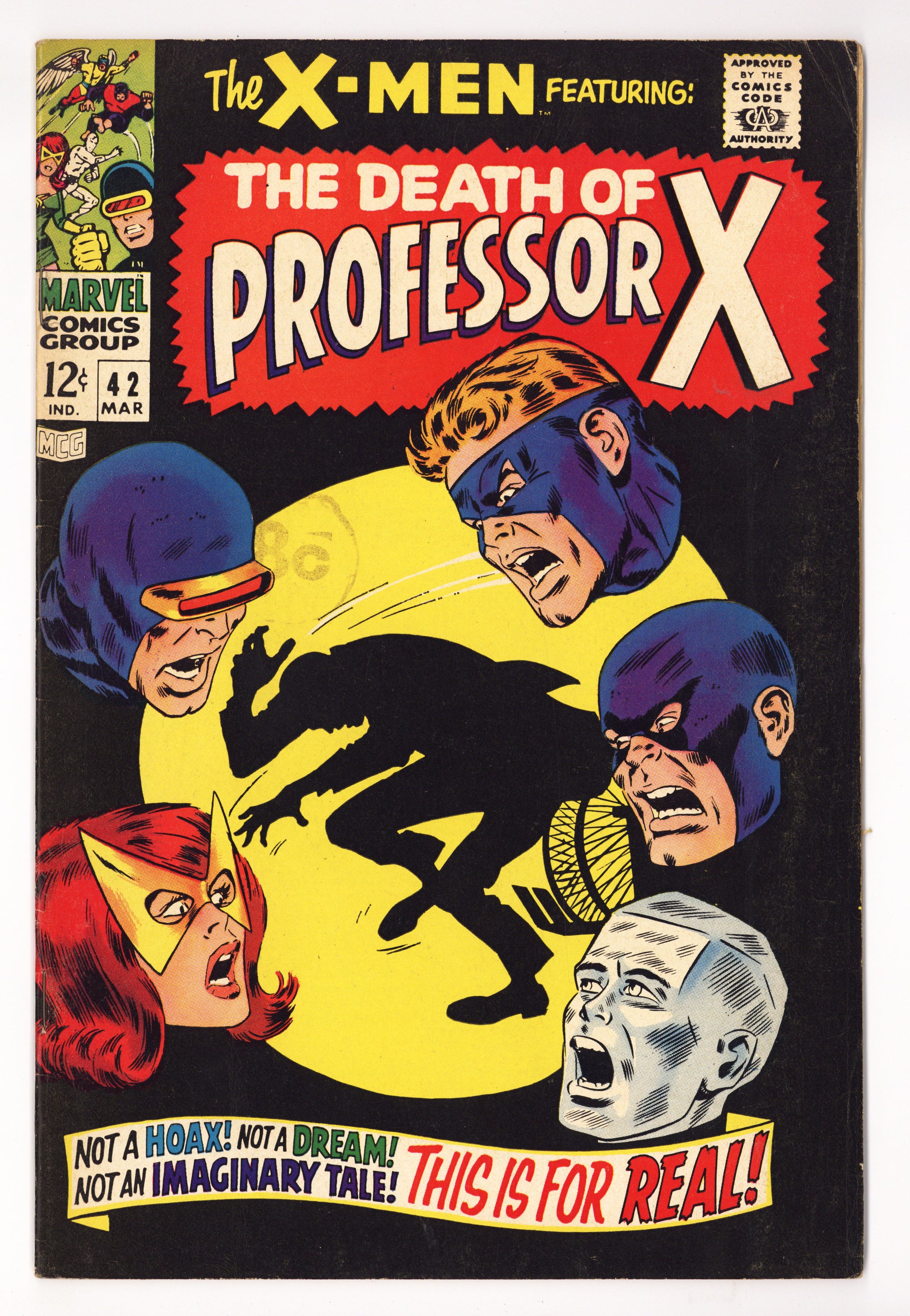 The X-Men Vol 1 42  FN- (5.5)   (1968)        