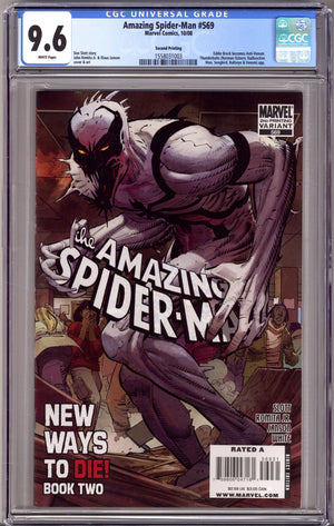 The Amazing Spider-Man Vol 2 569 CGC 9.6 (NM+) (2008) 2nd Print