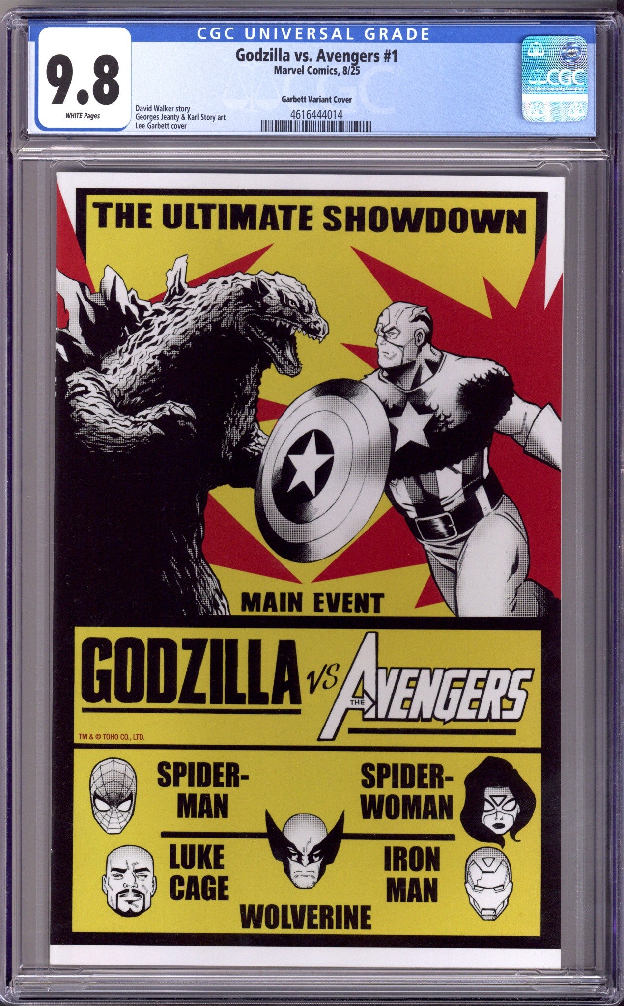 Godzilla vs. Avengers 1 CGC 9.8 (NM/M) (2025) Garbett Variant 