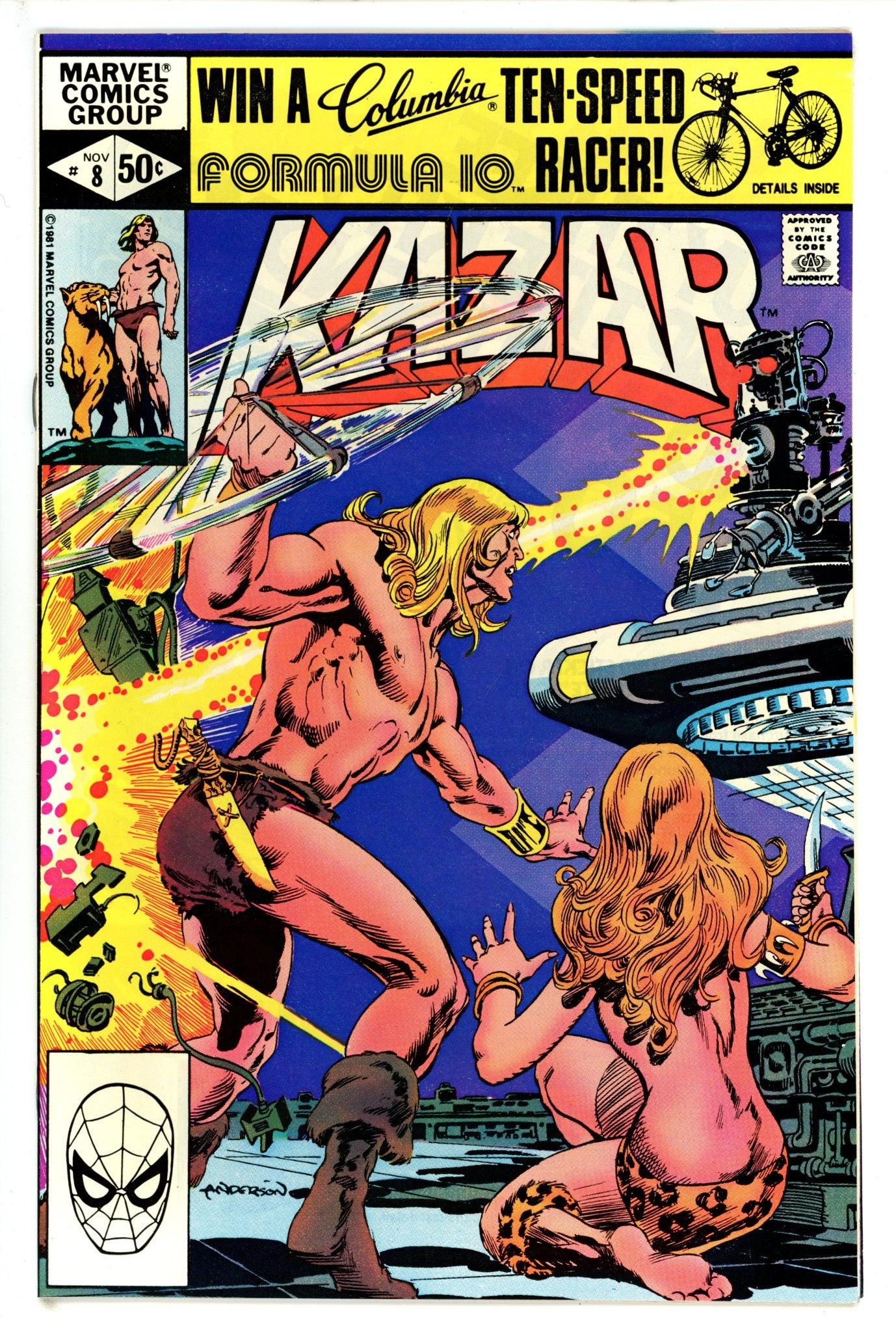 Ka-Zar the Savage Vol 3 8 (1981)