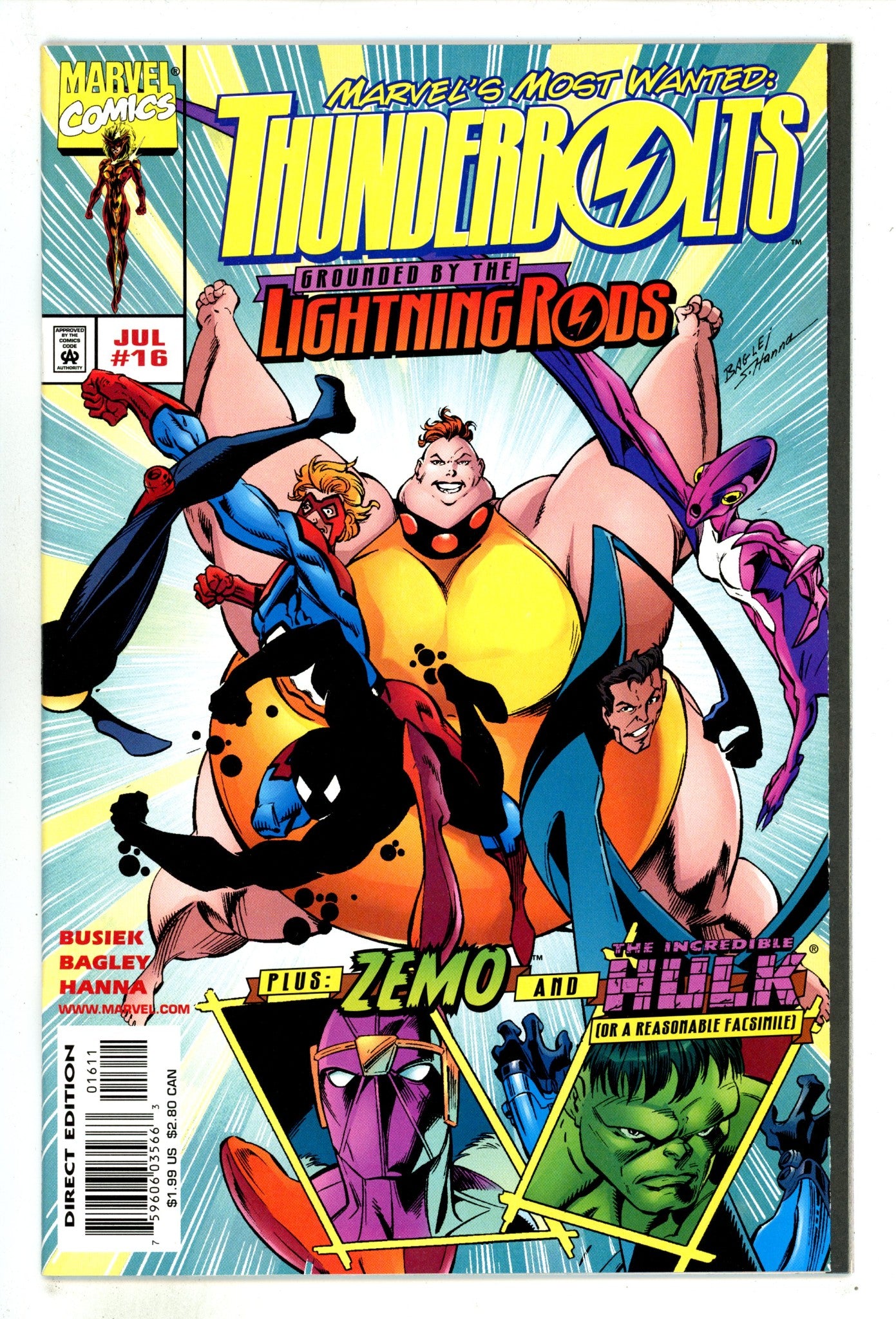 Thunderbolts Vol 1 16 High Grade (1998) 
