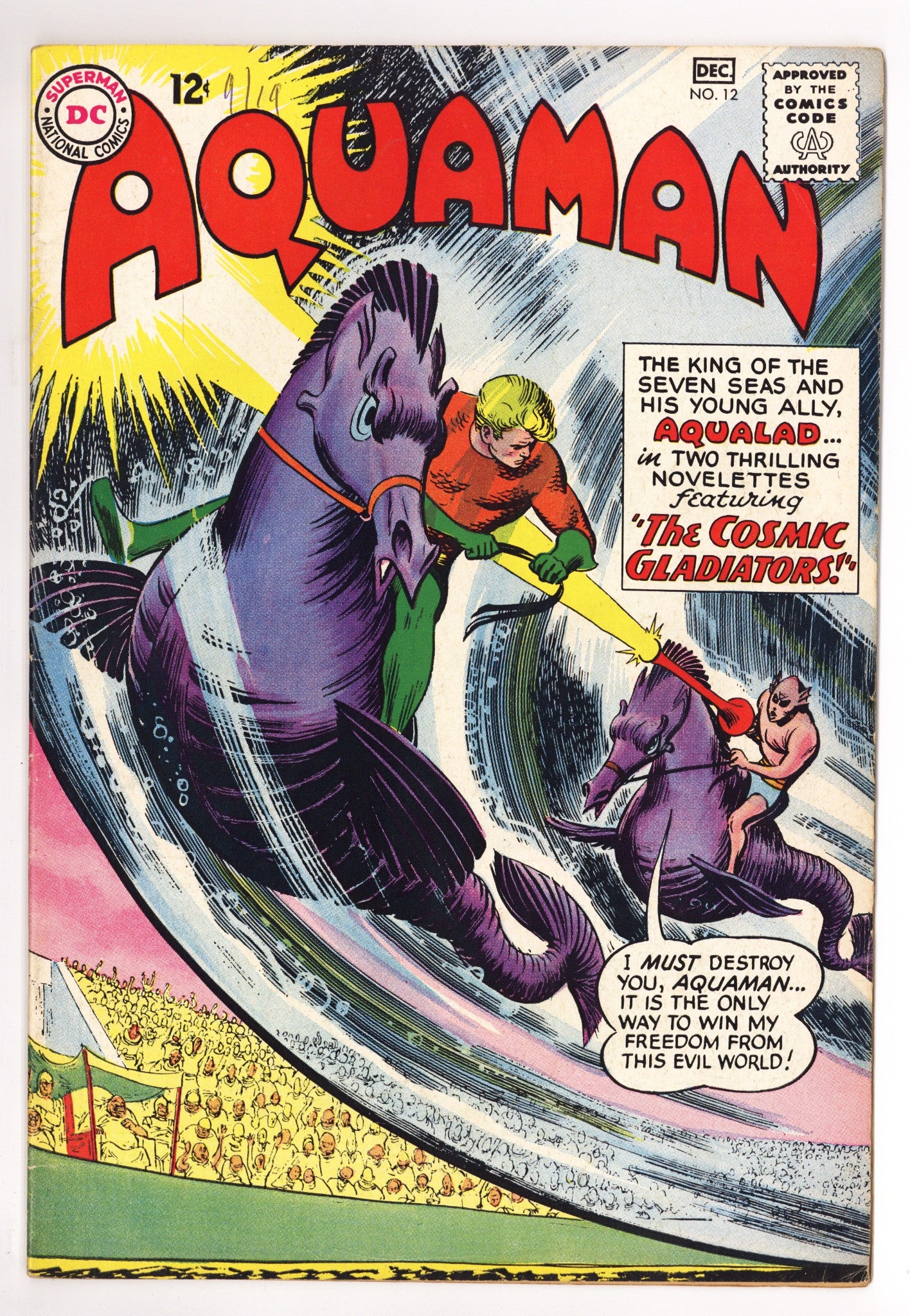 Aquaman Vol 1 12 FN- (5.5) (1963) 