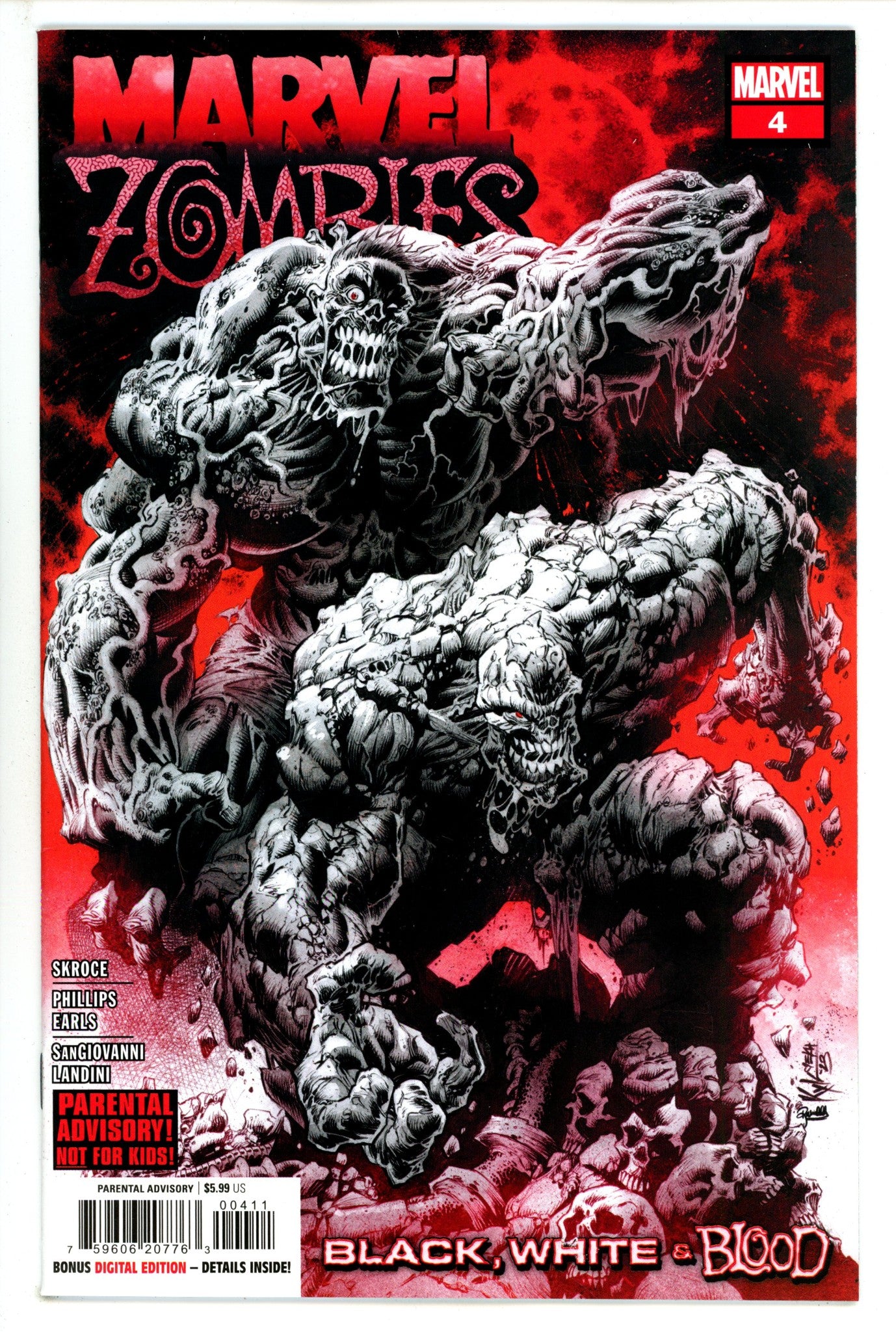 Marvel Zombies Black White Blood 4 (2024)