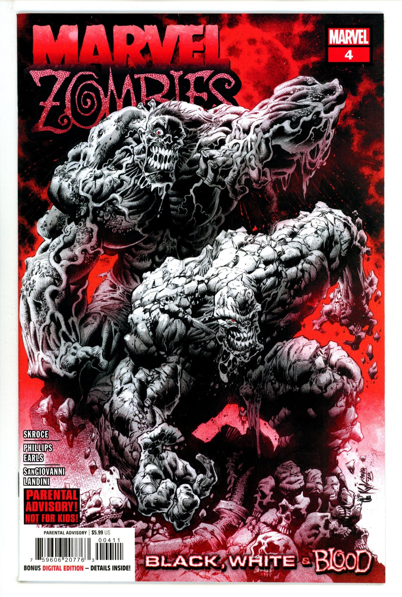 Marvel Zombies Black White Blood 4 (2024)