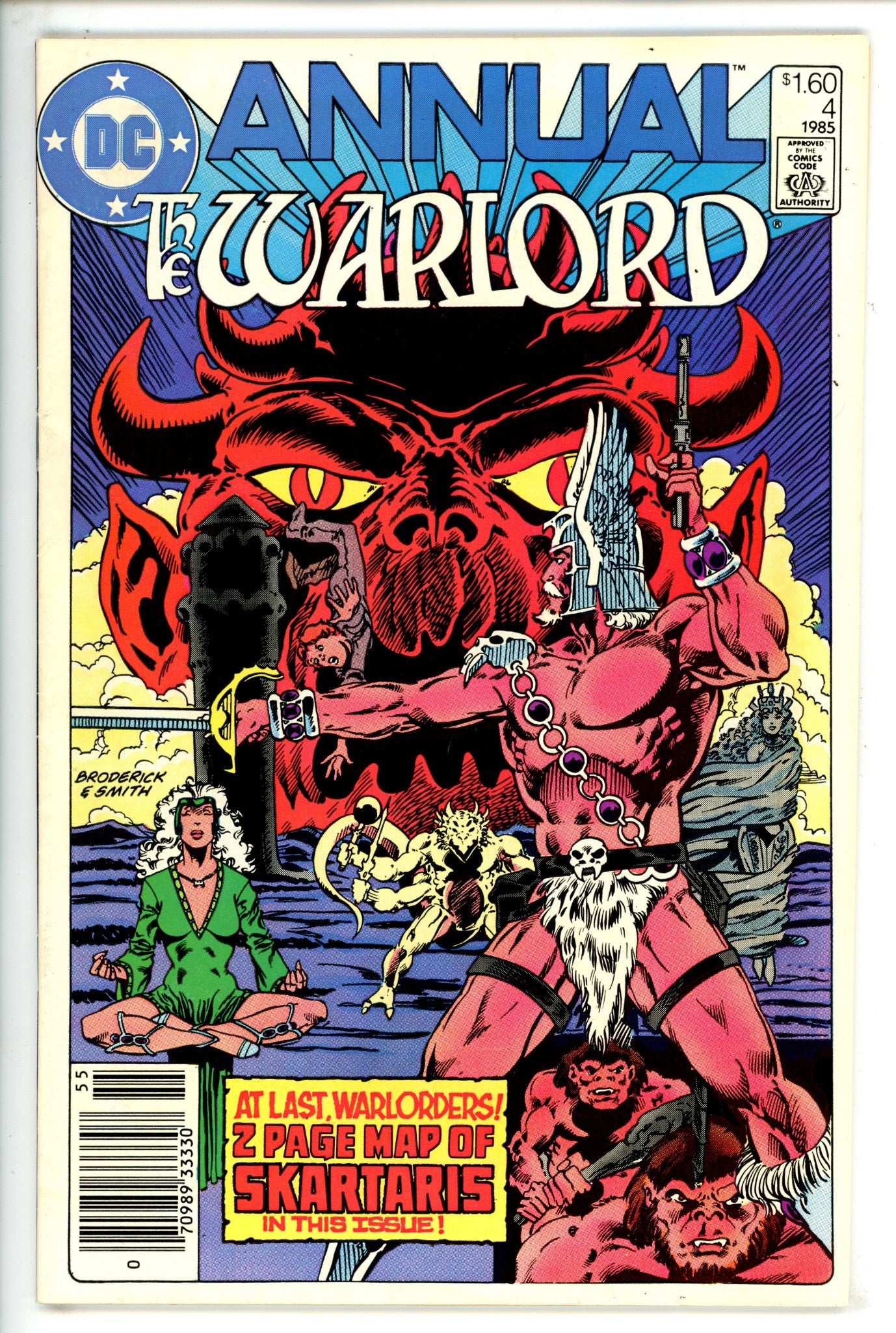Warlord Annual Vol 1 4 Canadian Variant FN+ (1985)