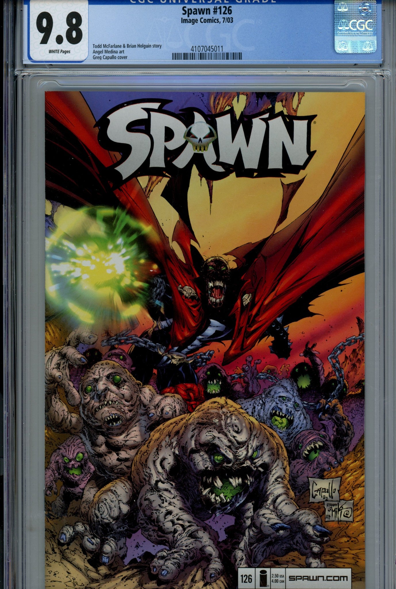 Spawn 126 CGC 9.8 (NM/M) (2003) 