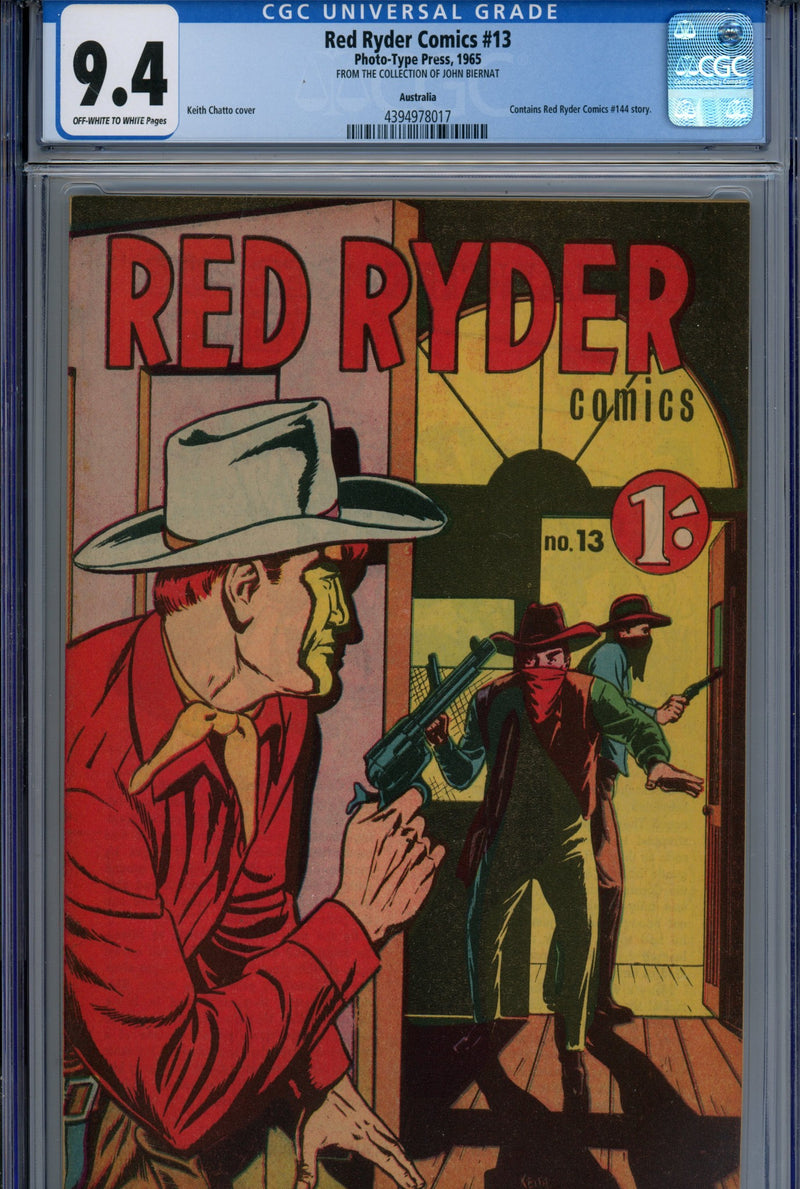 Red Ryder Comics 13 CGC 9.4 (NM) (1965) 