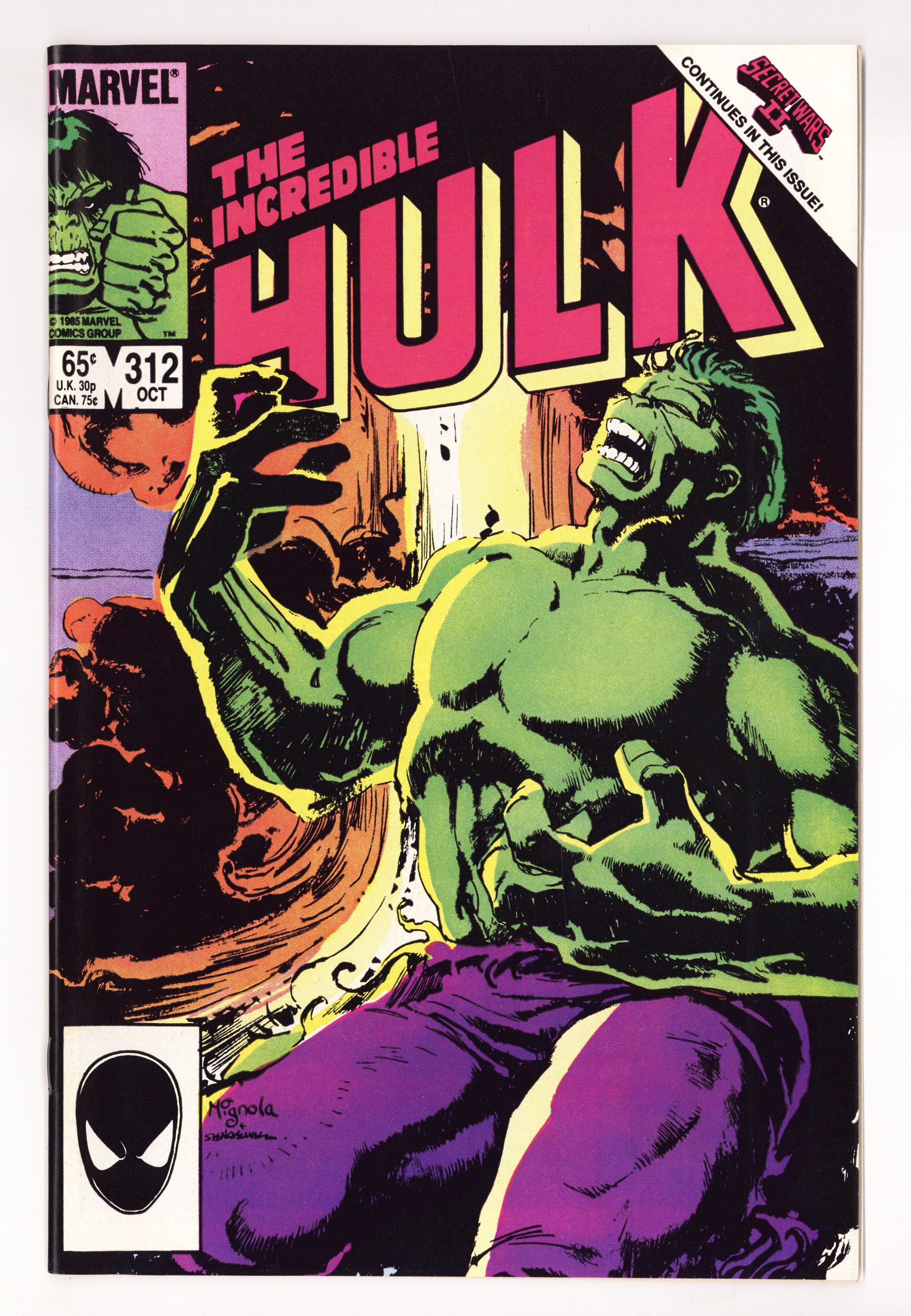 The Incredible Hulk Vol 1 312 High Grade (1985) 