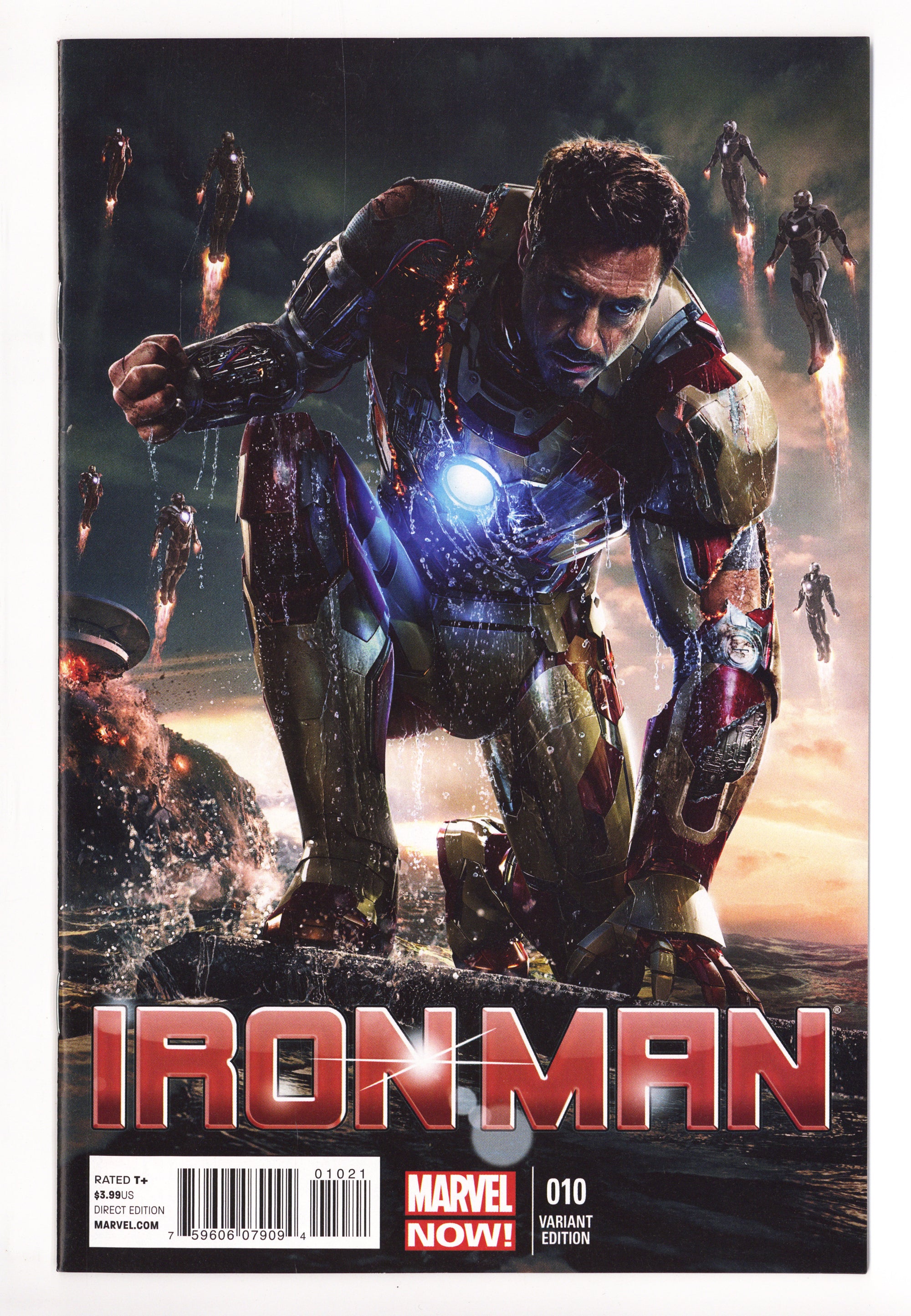 Iron Man Vol 5 10 VF+ (8.5) (2013) Movie Photo Incentive Variant 