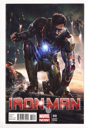 Iron Man Vol 5 10 VF+ (8.5) (2013) Movie Photo Incentive Variant
