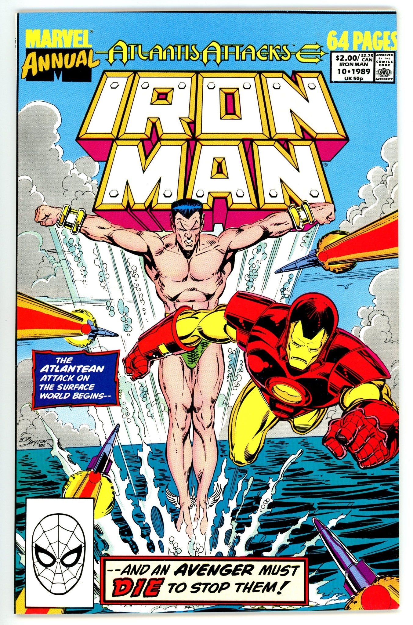 Iron Man Annual Vol 1 10 High Grade (1989) 