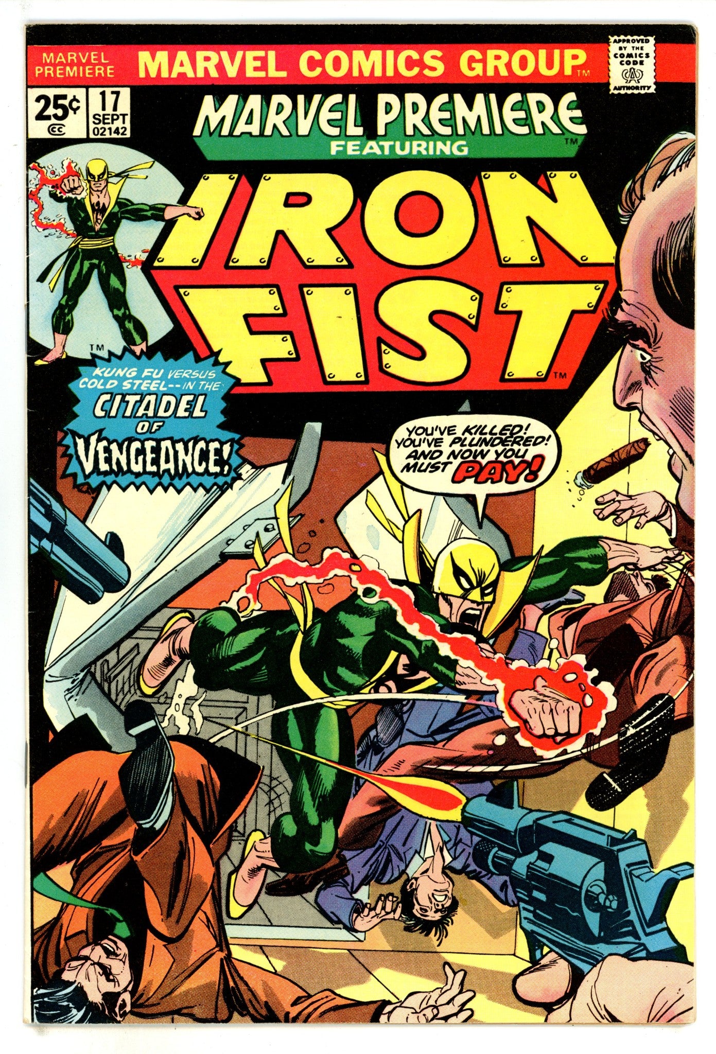 Marvel Premiere 17 VF- (7.5) (1974) 