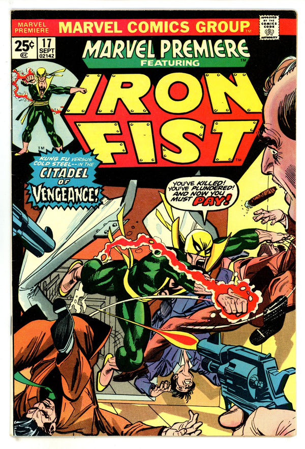 Marvel Premiere 17 VF- (7.5) (1974)