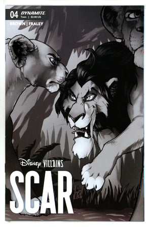 Disney Villains Scar 4 Ha B&W Incentive Variant (2023)