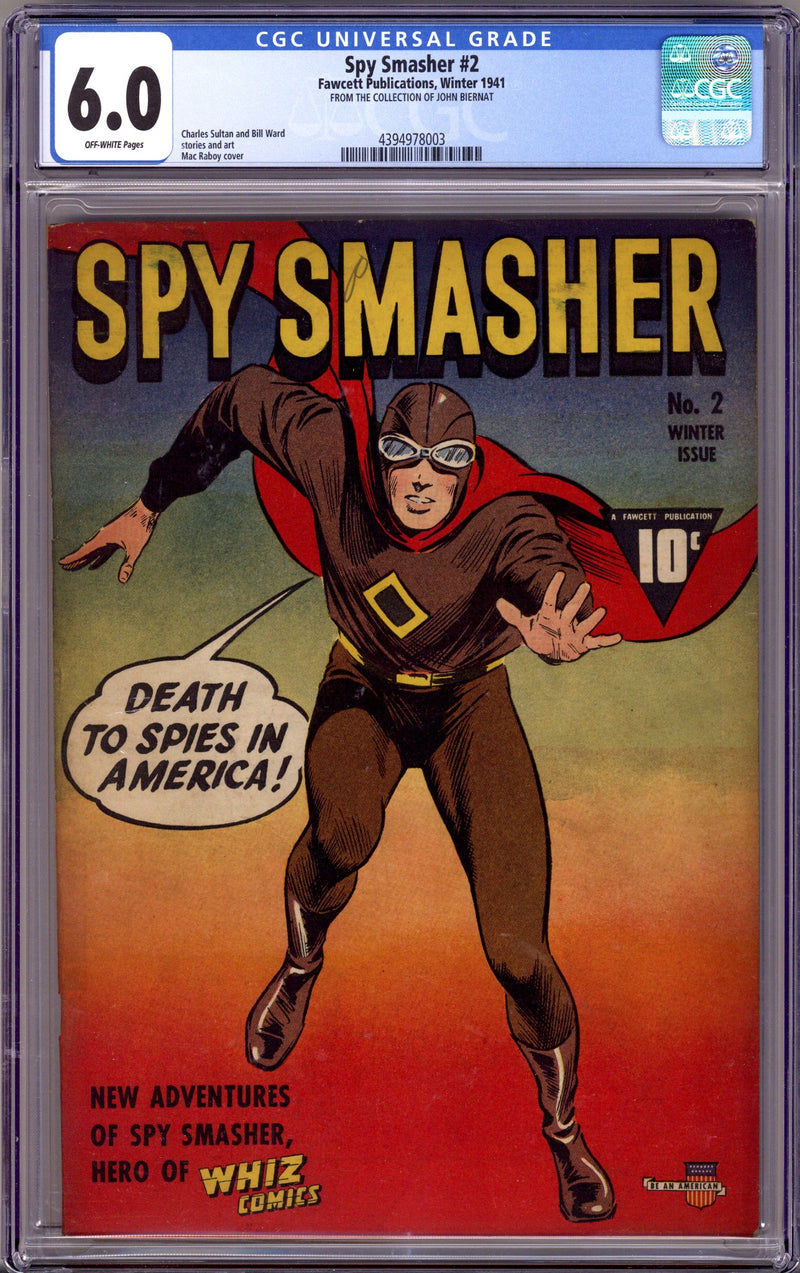 Spy Smasher 2 CGC 6.0 (FN) (1941)