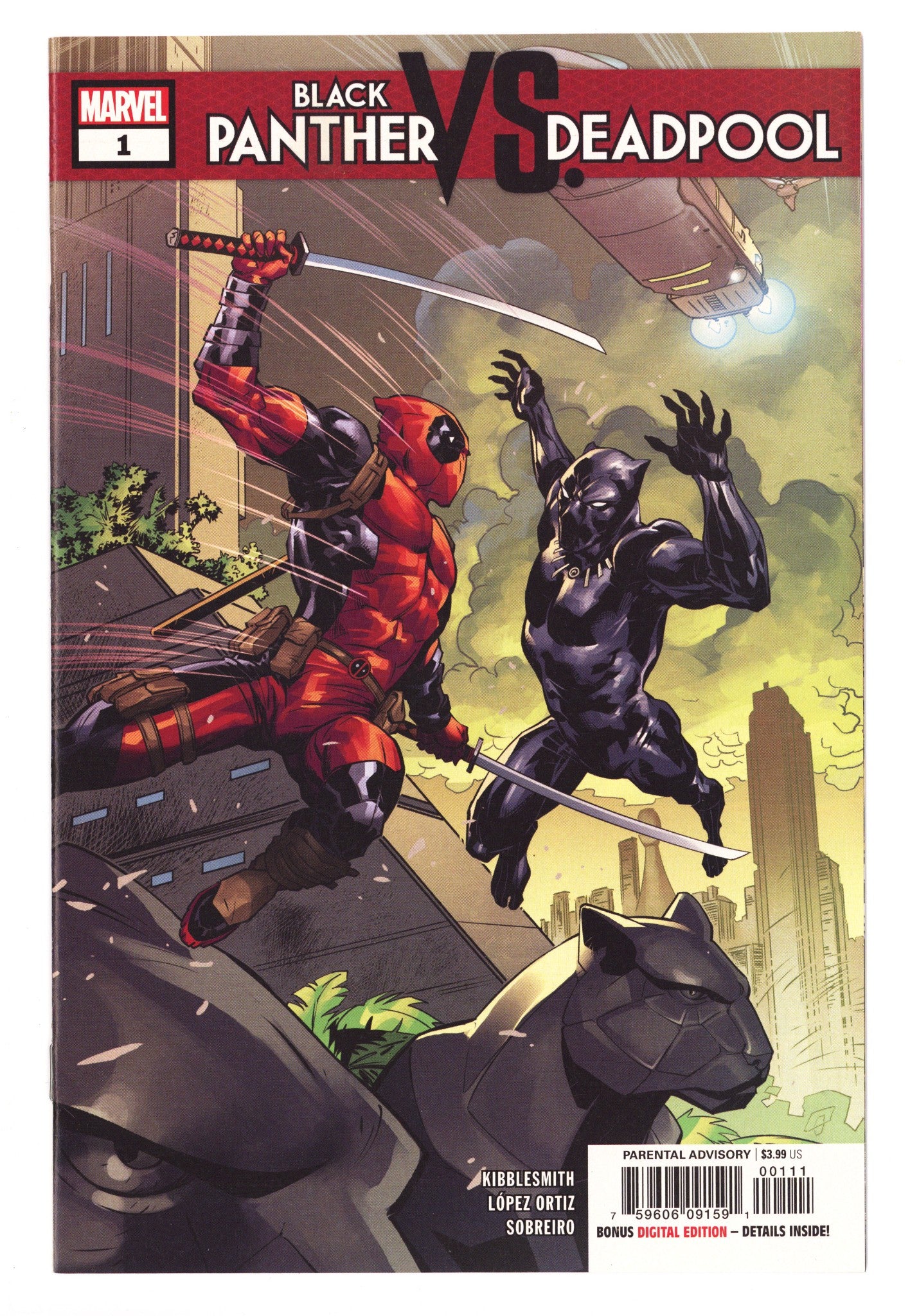 Black Panther vs Deadpool 1 High Grade (2018) 