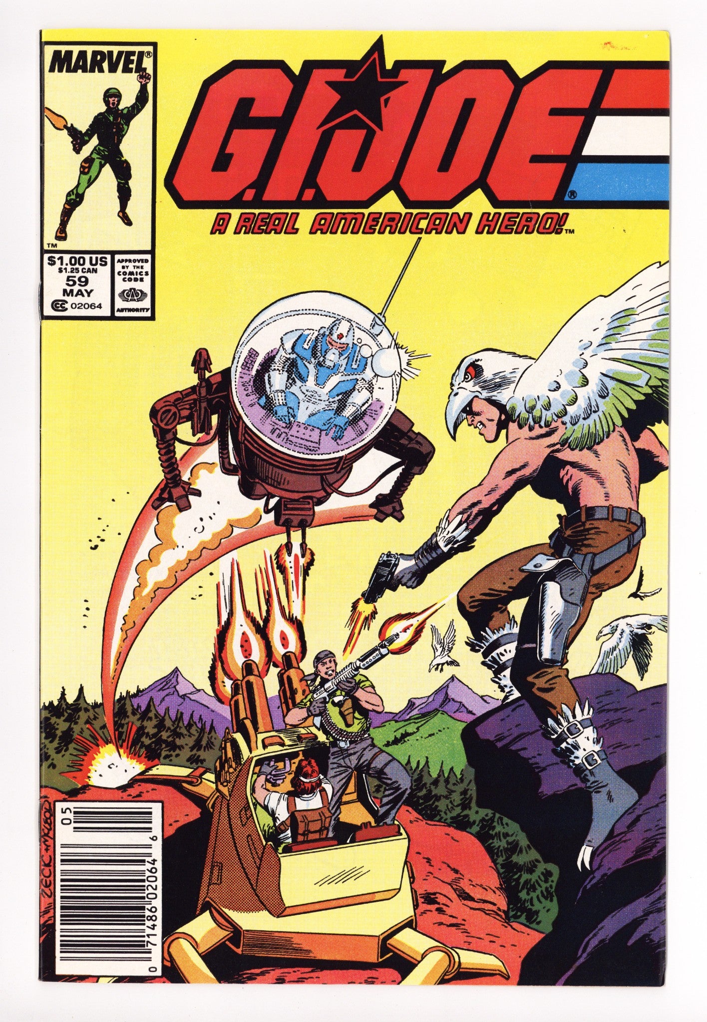 G.I. Joe, A Real American Hero 59 Mid Grade (1987) Newsstand 