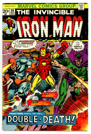 Iron Man Vol 1 58  VG (4.0)   (1973)        