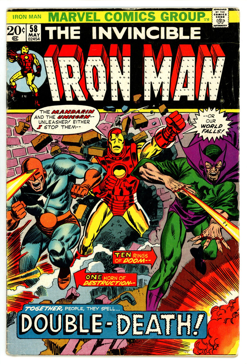Iron Man Vol 1 58  VG (4.0)   (1973)        