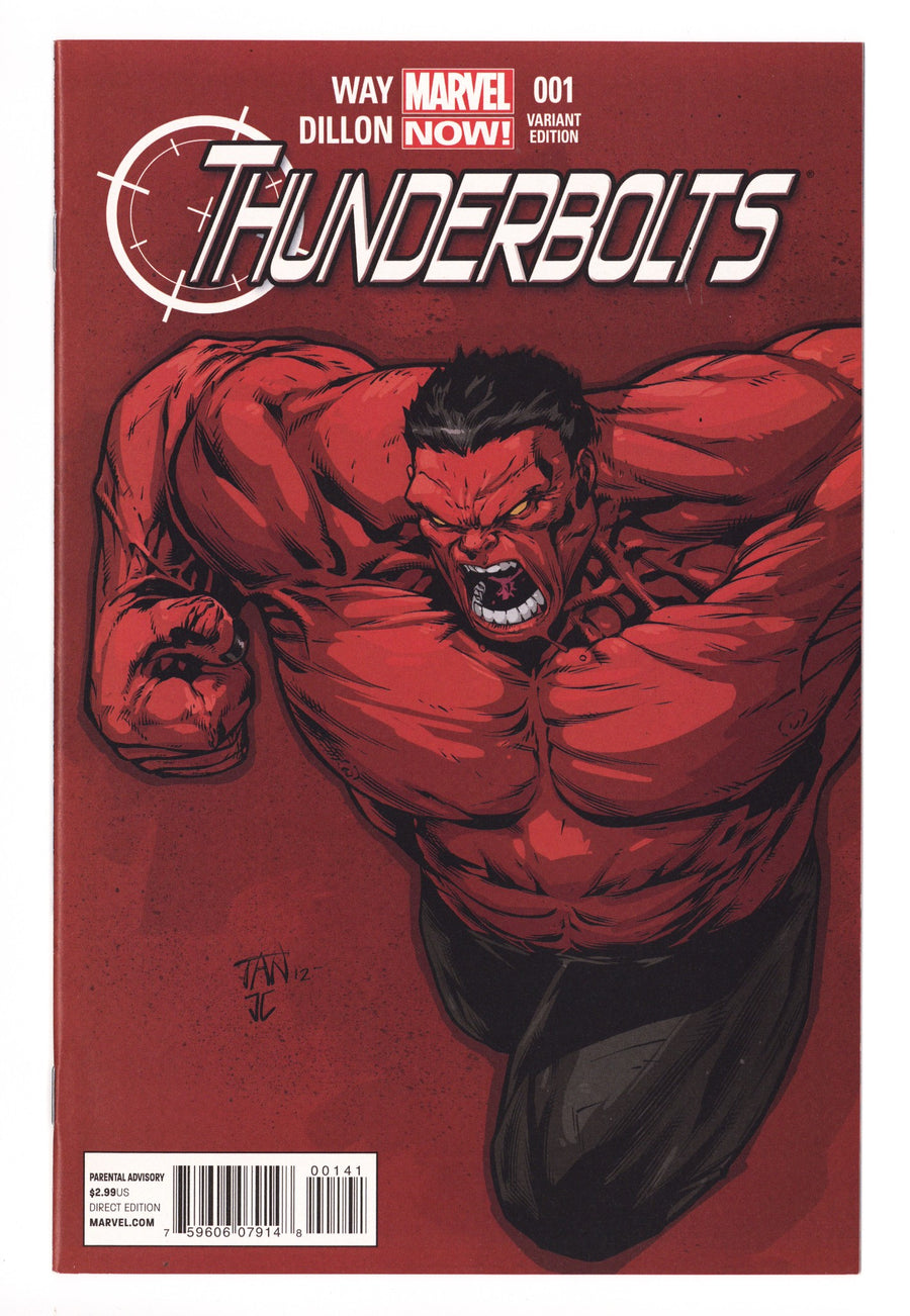 Thunderbolts Vol 2 1 NM- (9.2) (2013) Tan Incentive Variant 